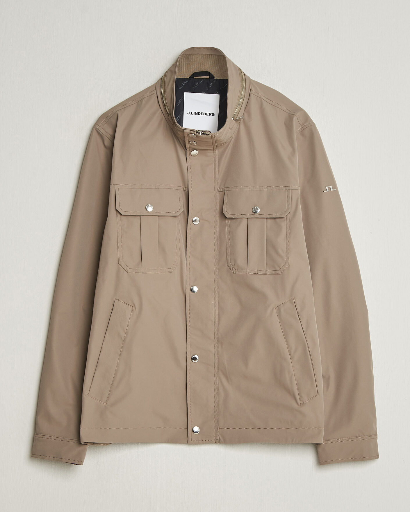 Uomini | Giacche | J.Lindeberg | Bailey Recyceled Poly Jacket Brindle