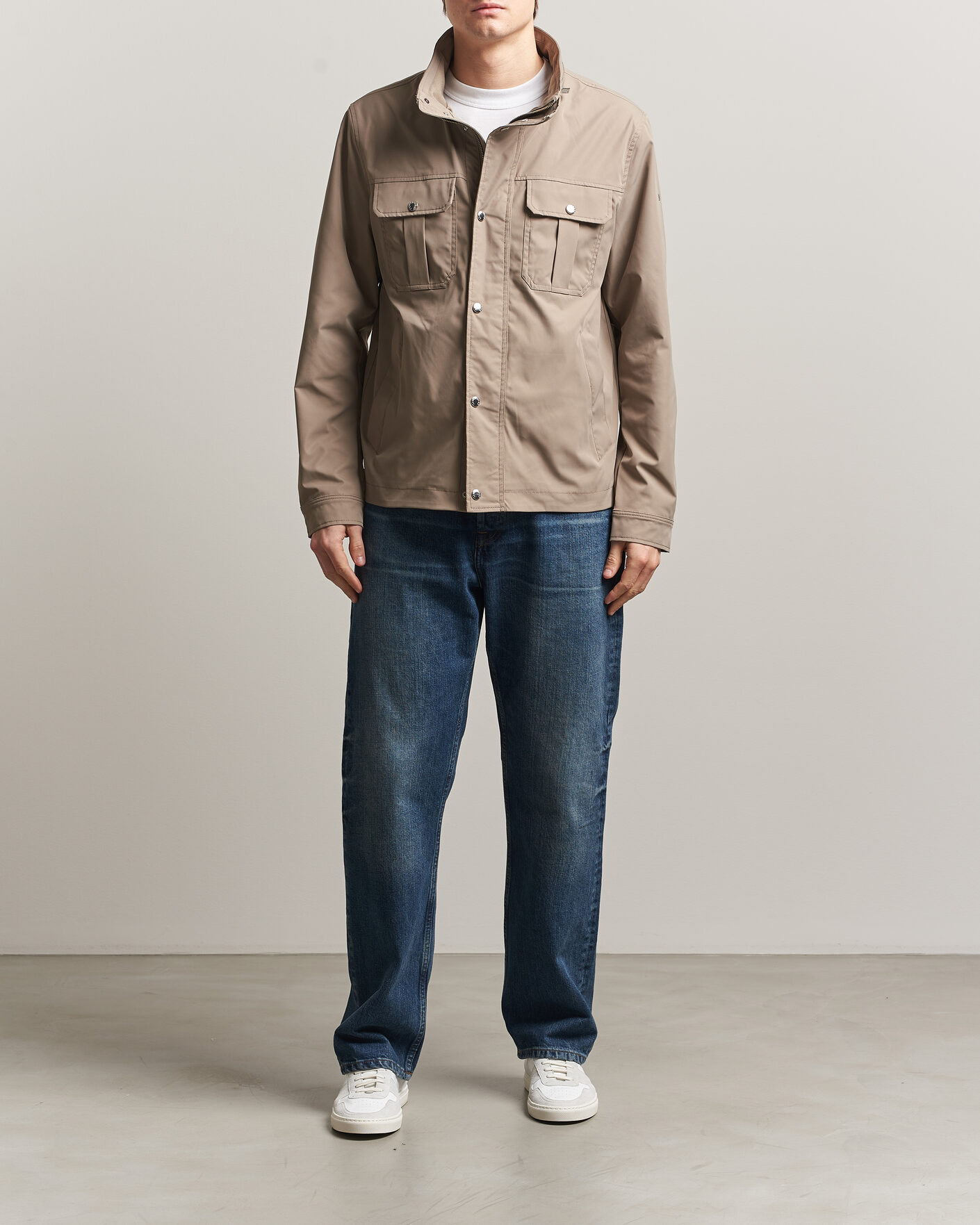 Uomini | Giacche | J.Lindeberg | Bailey Recyceled Poly Jacket Brindle