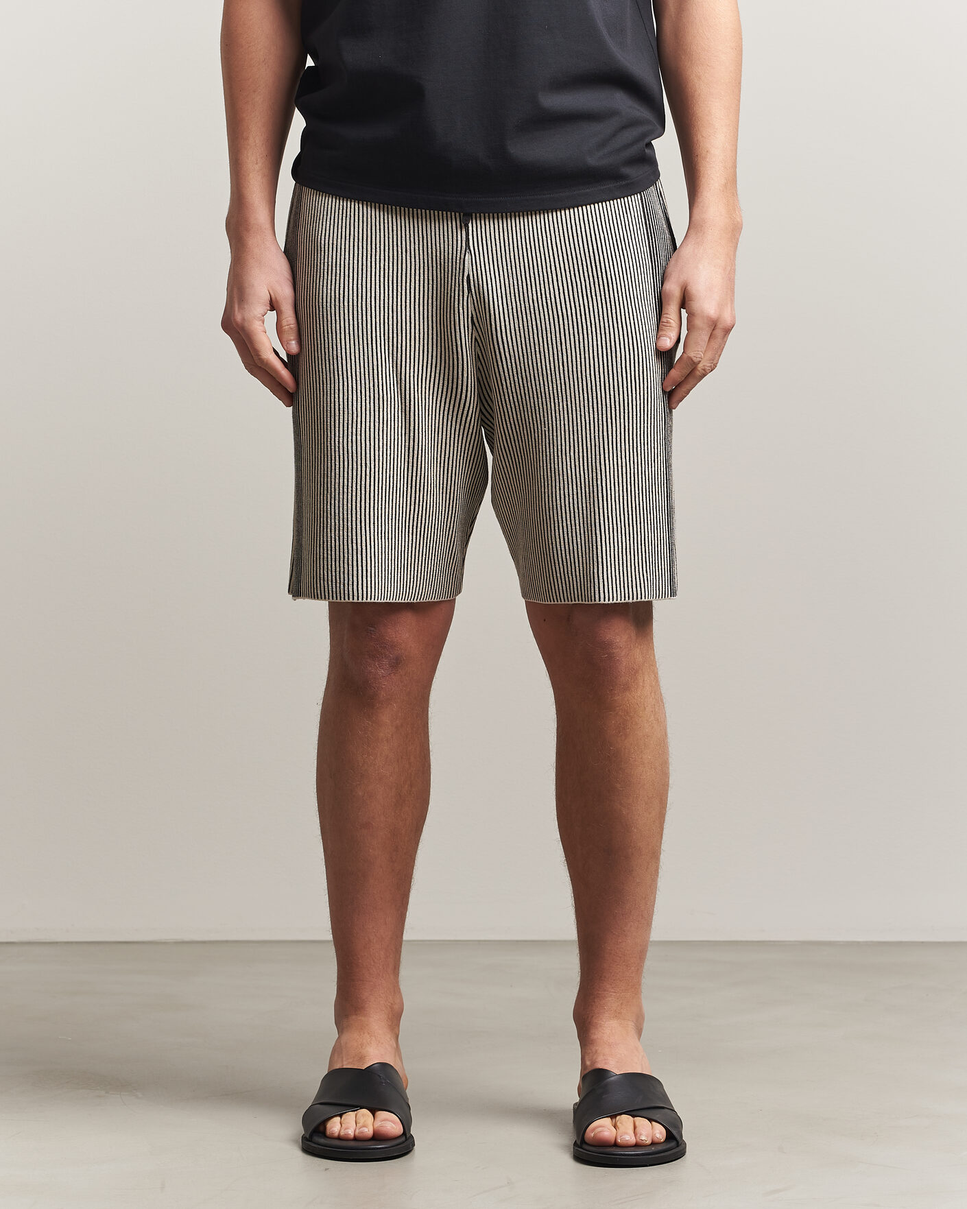 Uomini | Pantaloncini | J.Lindeberg | Simon Knitted Shorts Moonbeam