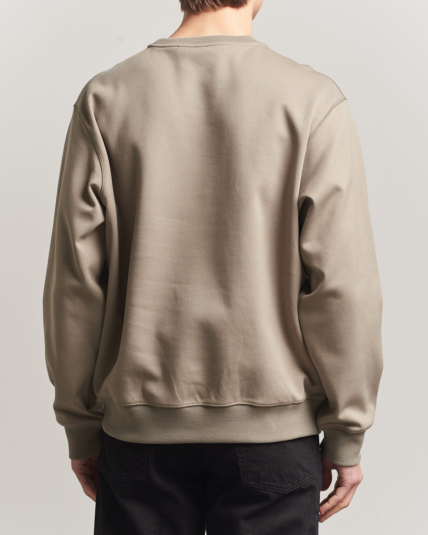 Uomini | Maglieria | J.Lindeberg | Club Crew Neck Brindle