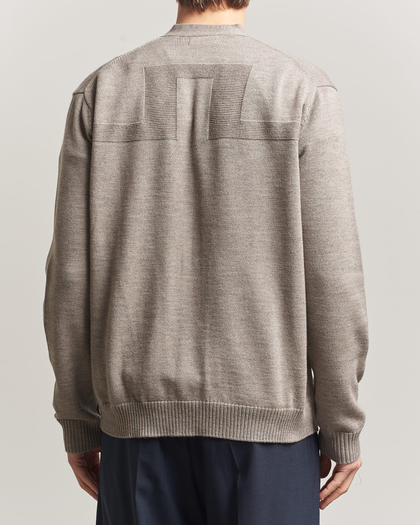 Uomini | Maglieria | J.Lindeberg | Jared Merino Cardigan Brindle Melange
