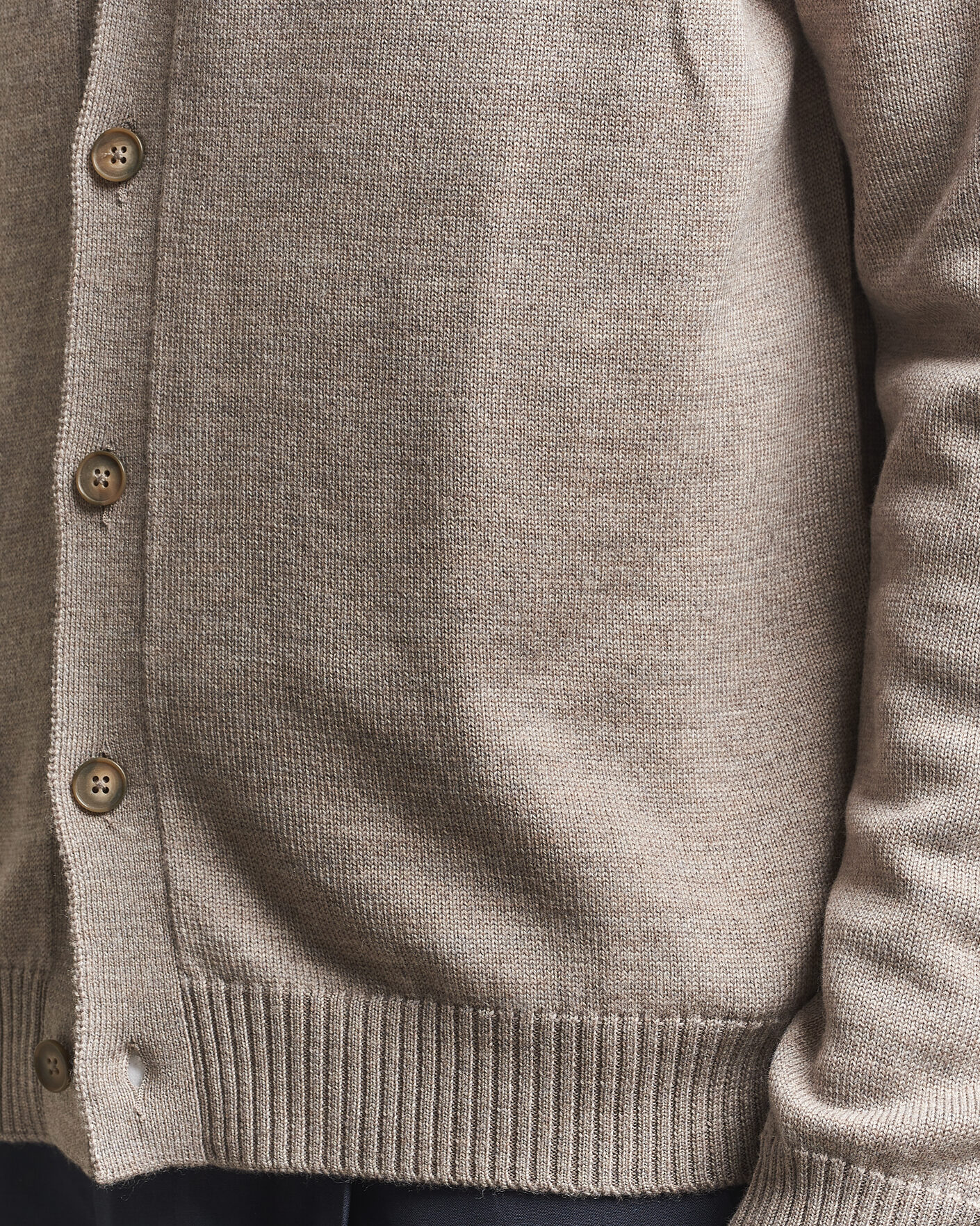 Uomini | Maglieria | J.Lindeberg | Jared Merino Cardigan Brindle Melange