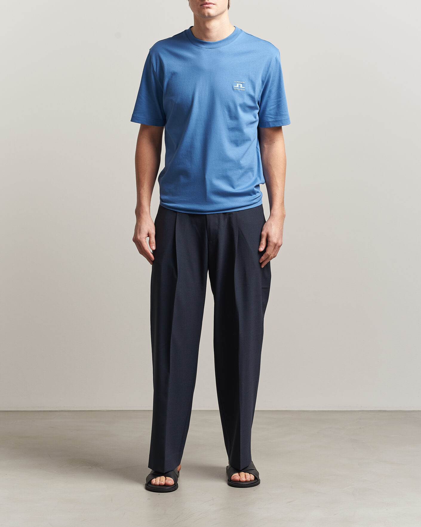 Uomini | T-shirt | J.Lindeberg | Parcie T-Shirt Federal Blue