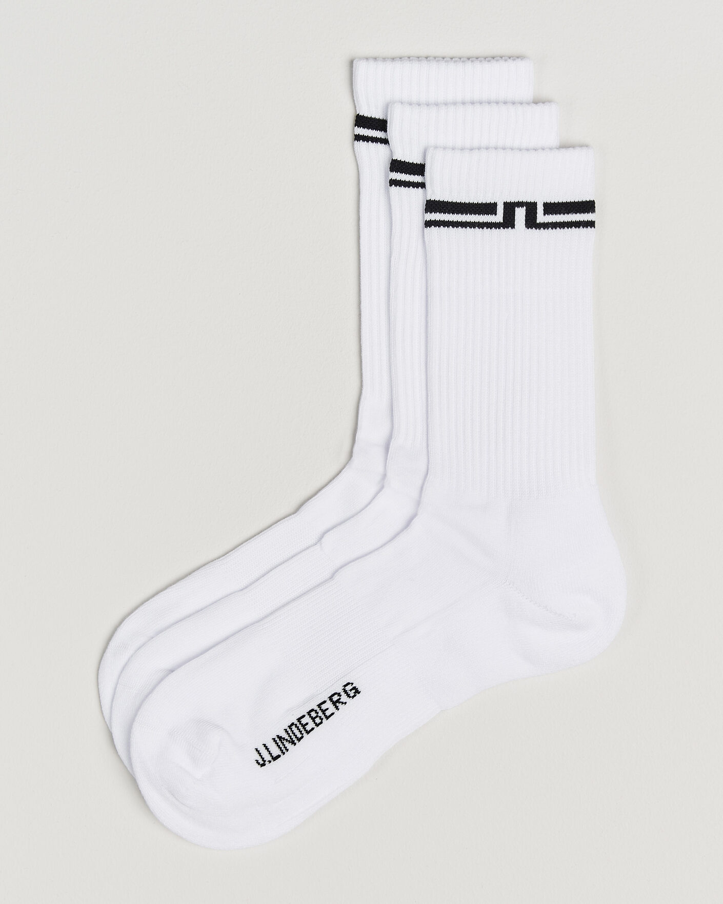 Uomini | Biancheria intima | J.Lindeberg | Johnson 3-Pack Socks White