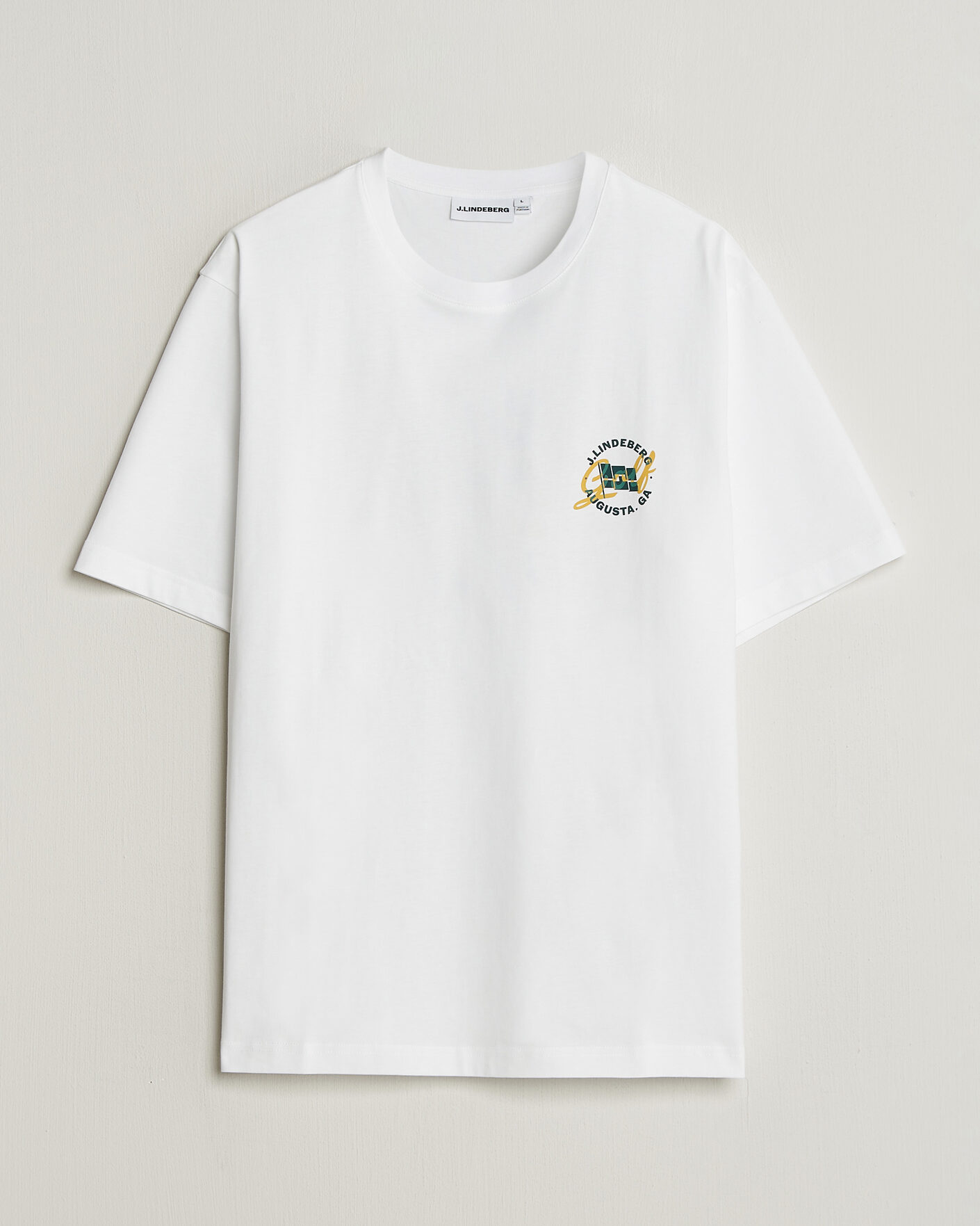 Uomini | T-shirt | J.Lindeberg | Parcie Tour T-Shirt White