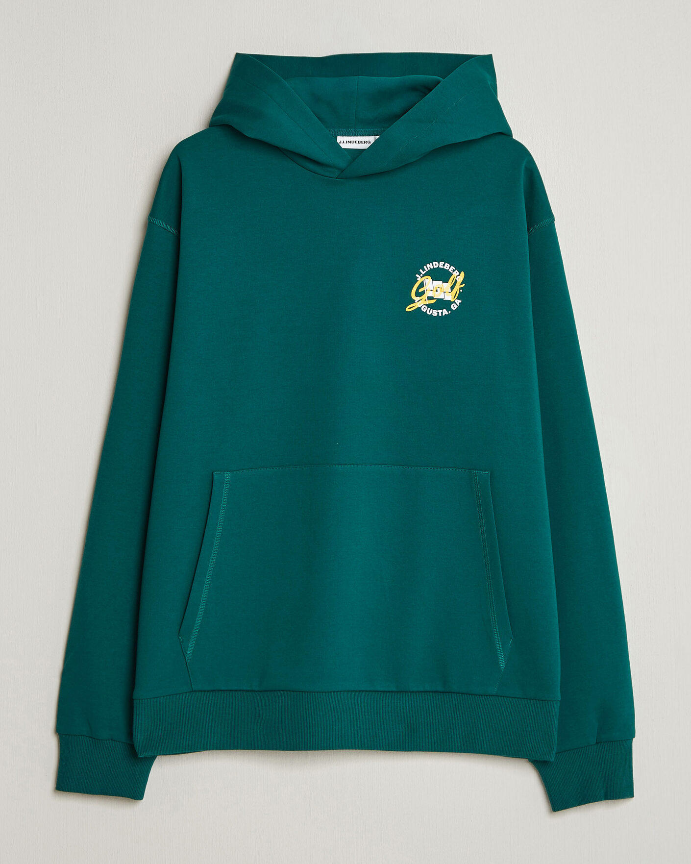 Uomini | Maglieria | J.Lindeberg | Club Masters Tour Hoodie Forest Biome