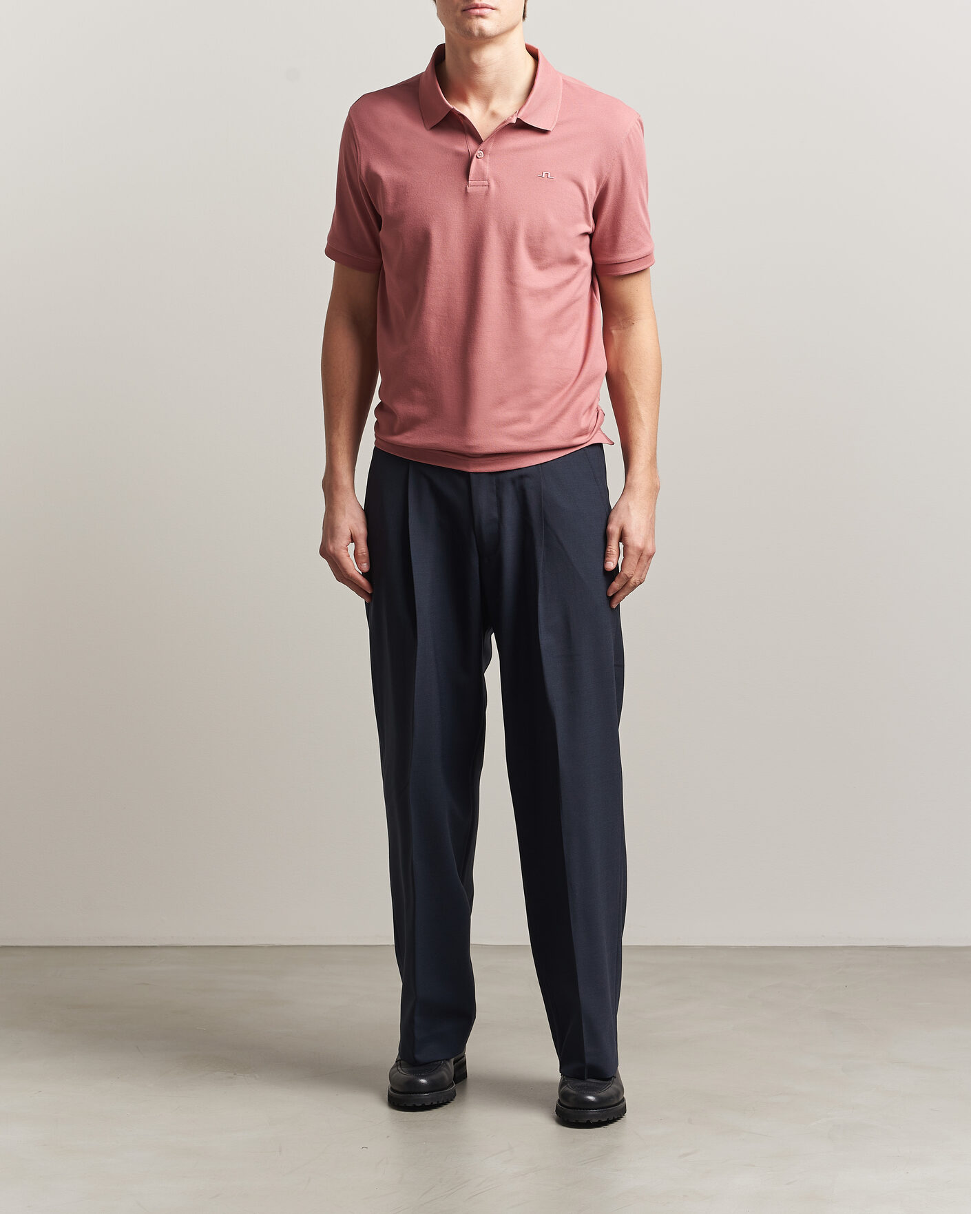 Uomini | Polo | J.Lindeberg | Verse Polo Withered Rose