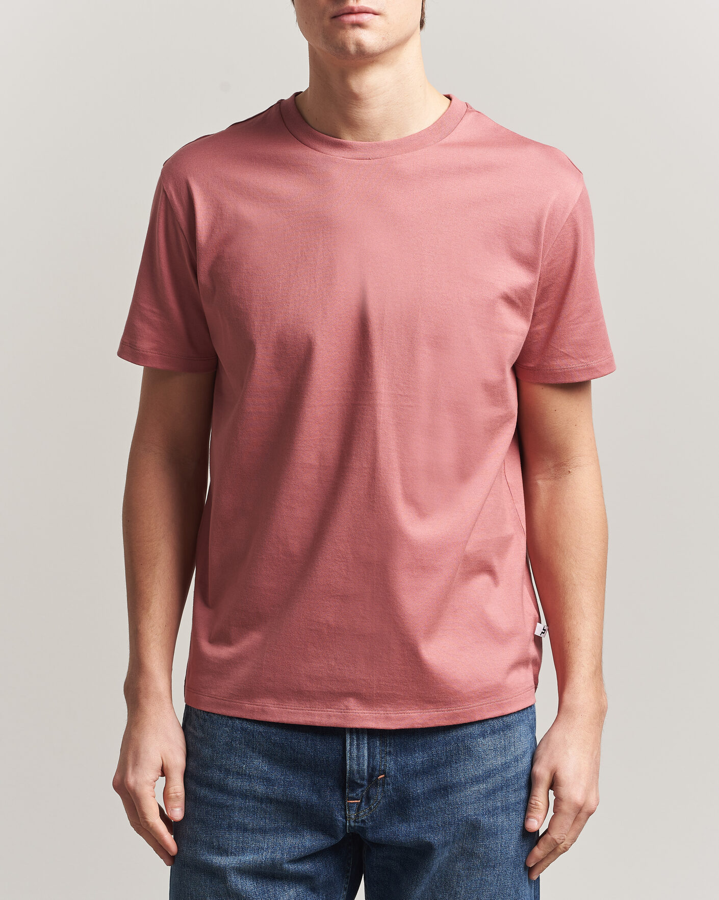 Uomini | T-shirt | J.Lindeberg | Sid Basic T-Shirt Withered Rose