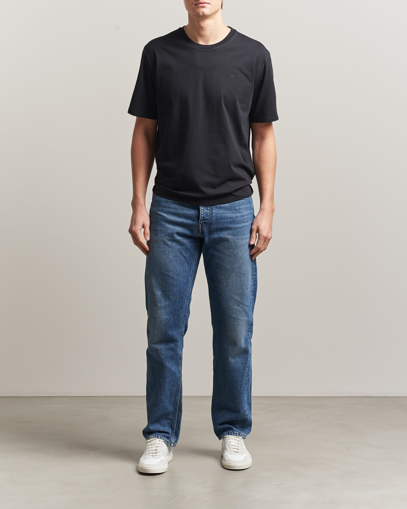 Uomini | T-shirt | J.Lindeberg | Alpha T-Shirt Black