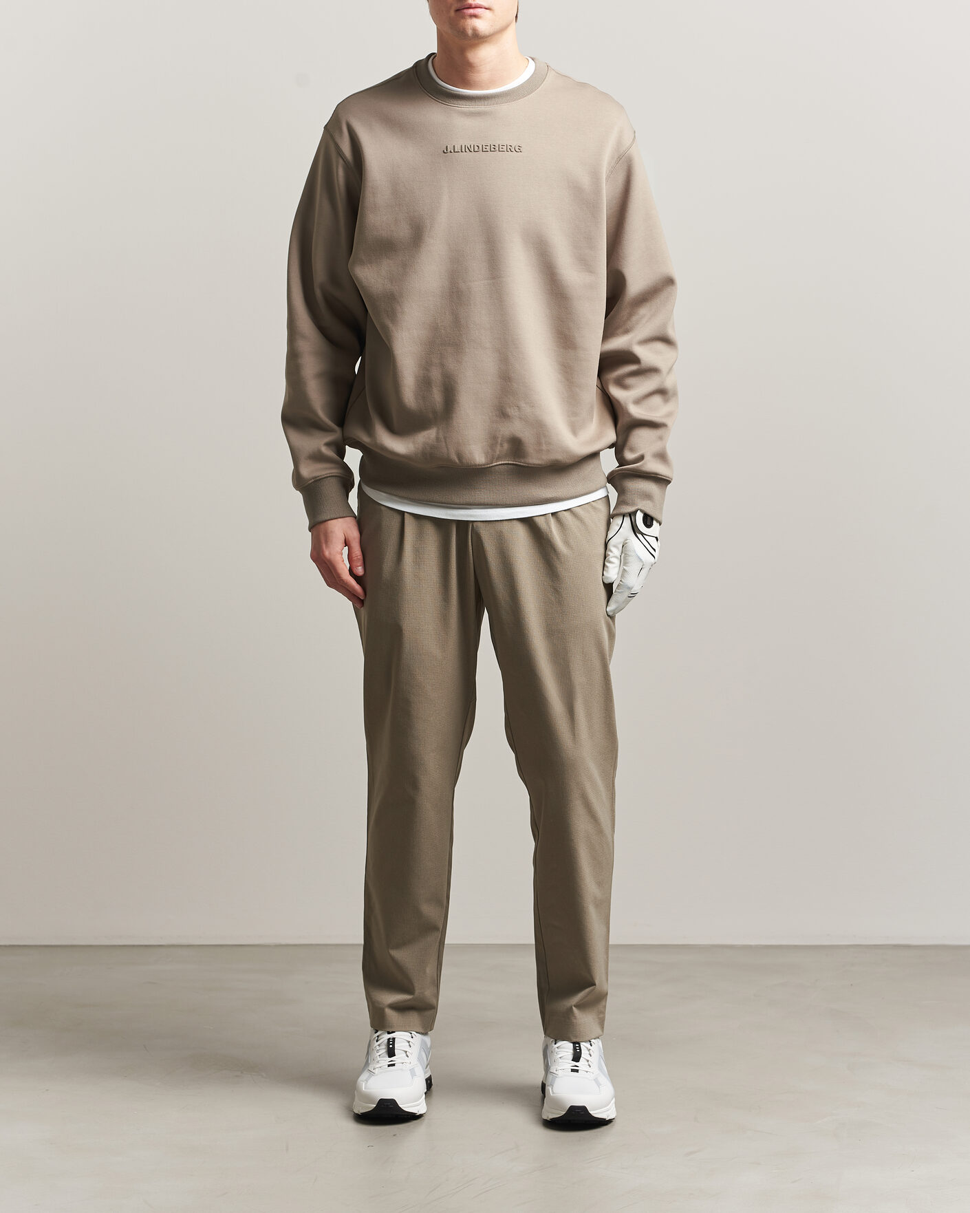 Uomini | Pantaloni | J.Lindeberg | Harris Drawstring Pants Brindle