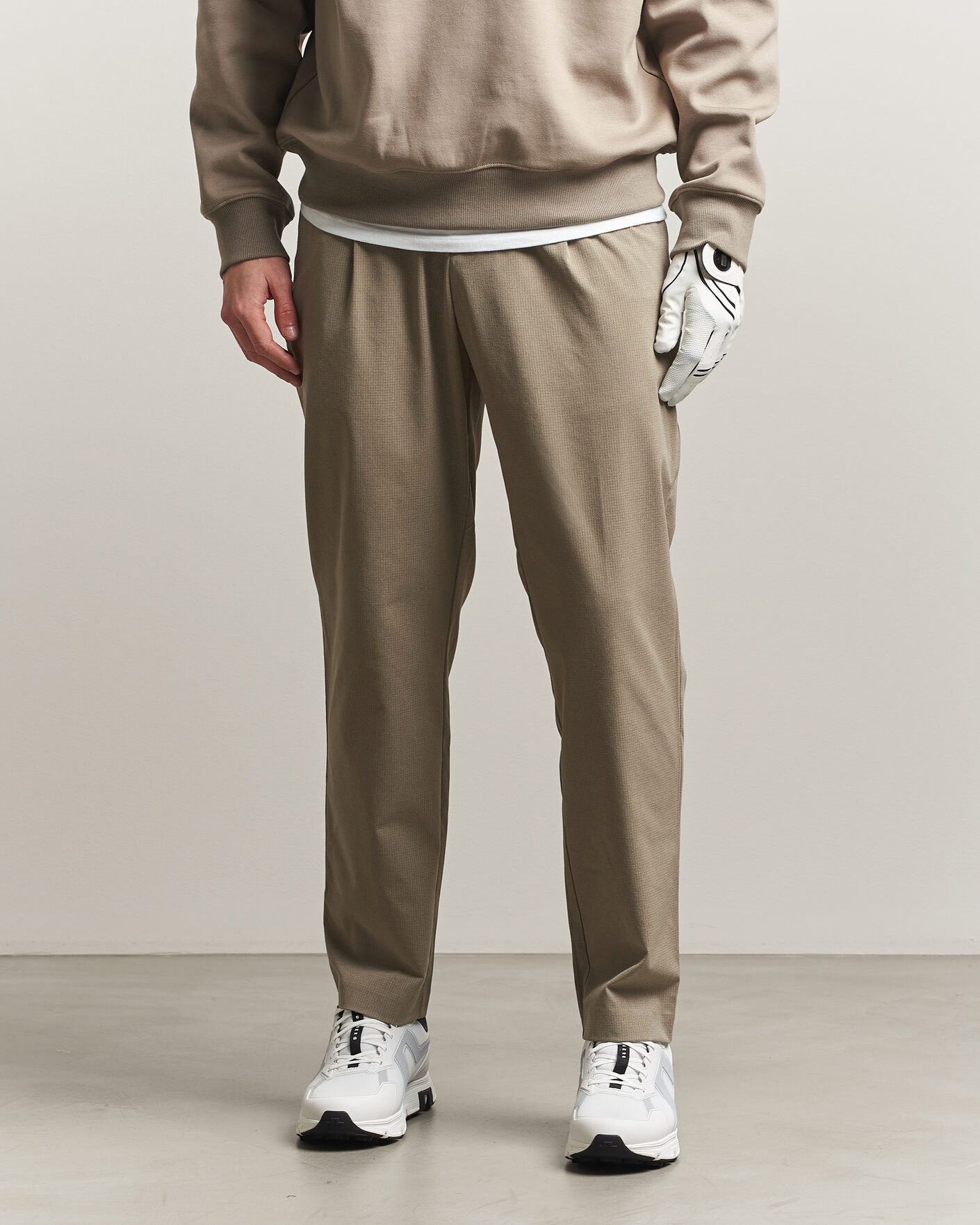 Uomini | Pantaloni | J.Lindeberg | Harris Drawstring Pants Brindle