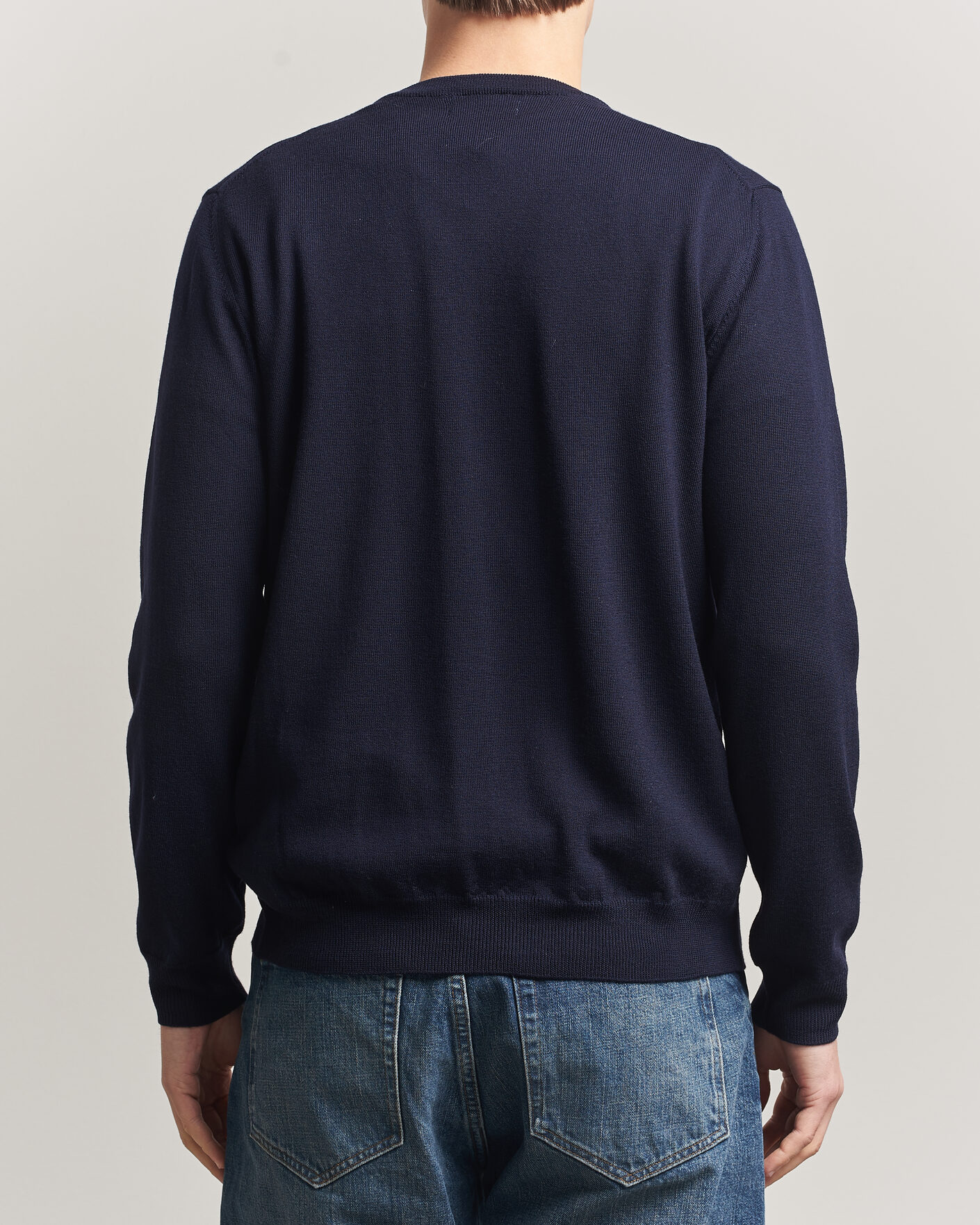 Uomini | Maglieria | J.Lindeberg | Lymann Merino V-Neck Pullover JL Navy