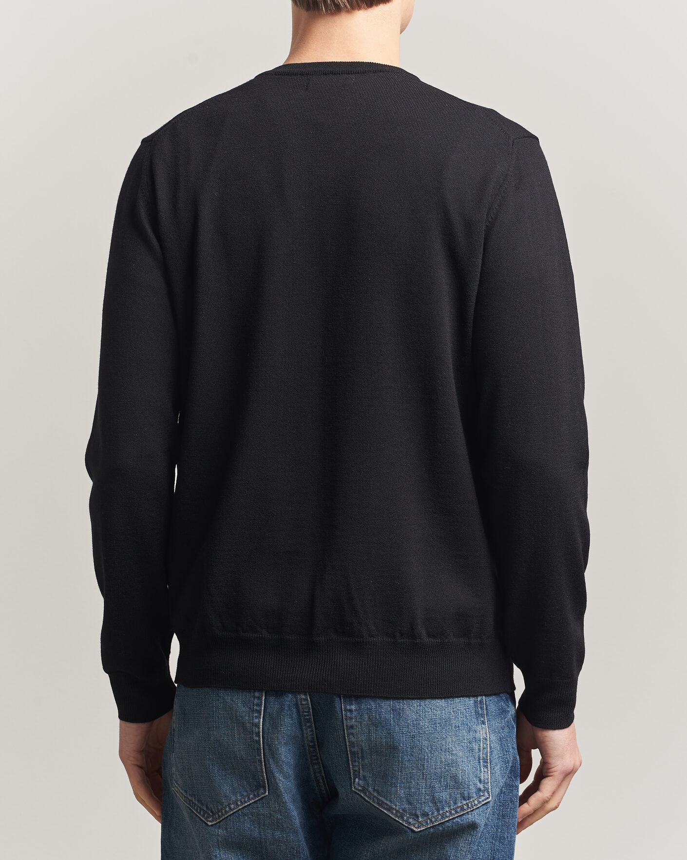 Uomini | Maglieria | J.Lindeberg | Lymann Merino V-Neck Pullover Black