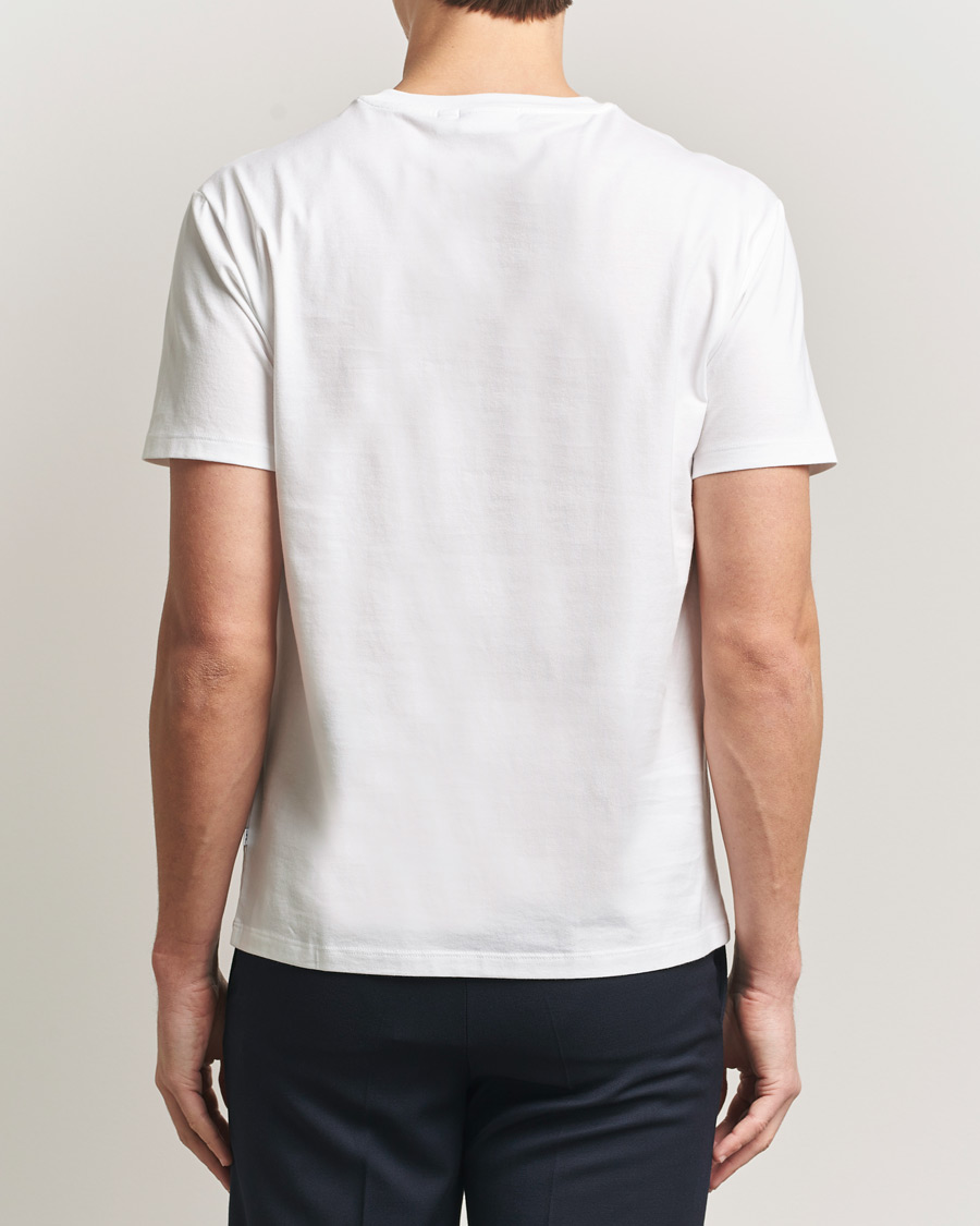 Uomini | T-shirt | J.Lindeberg | Sid Basic T-Shirt White