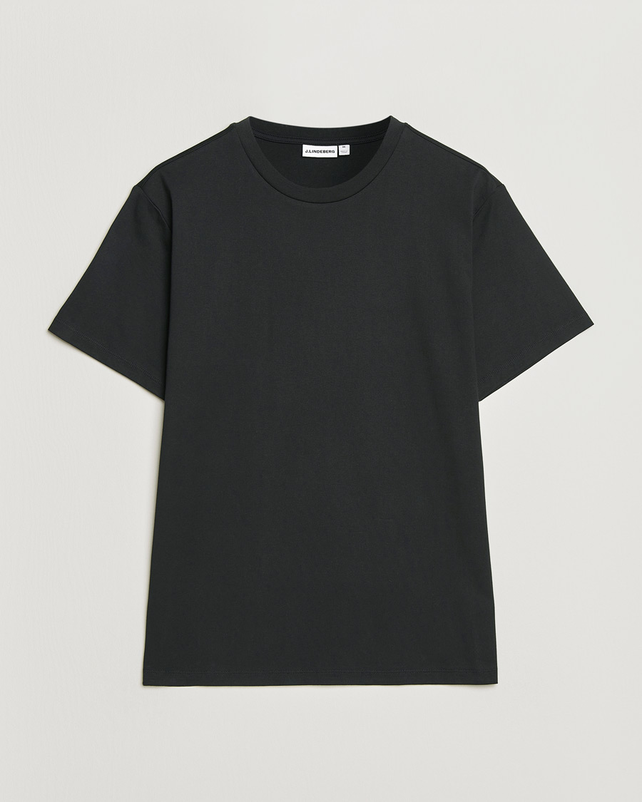 Uomini | T-shirt | J.Lindeberg | Sid Basic T-Shirt Black
