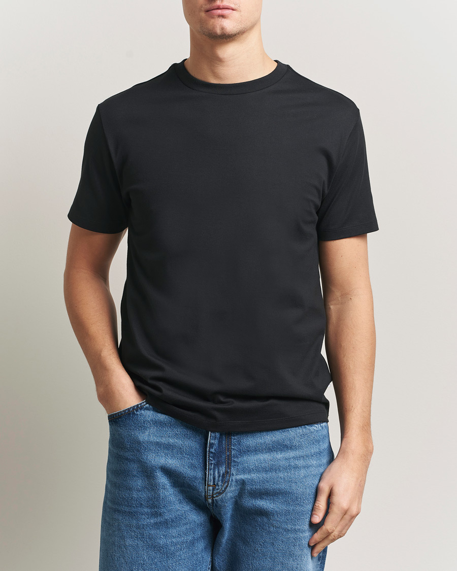 Uomini | T-shirt | J.Lindeberg | Sid Basic T-Shirt Black