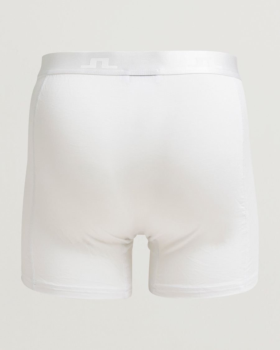 Uomini | Biancheria intima | J.Lindeberg | 3-Pack Bridge Lyocell Boxer White