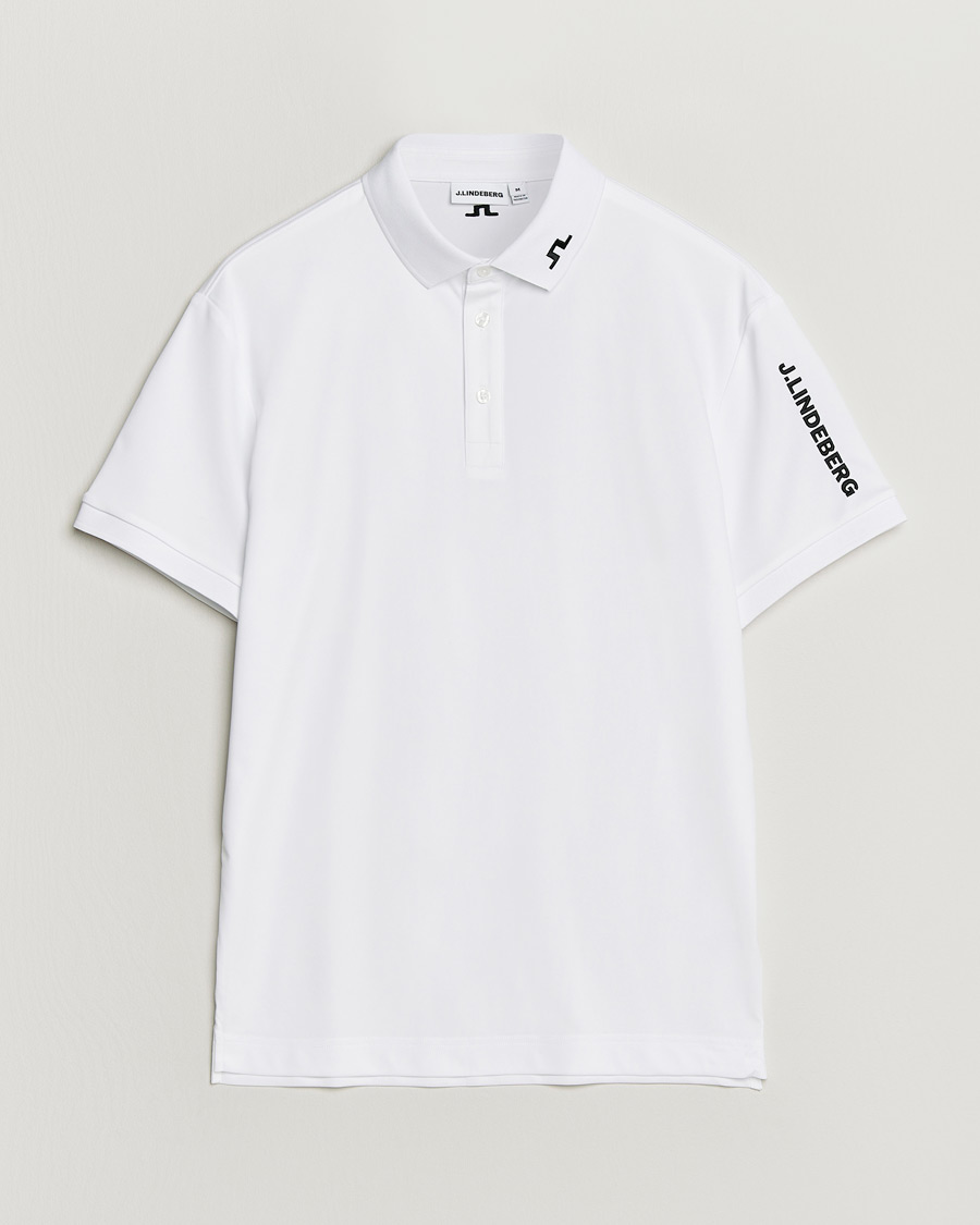 Uomini | Polo | J.Lindeberg | Tour Tech Polo White