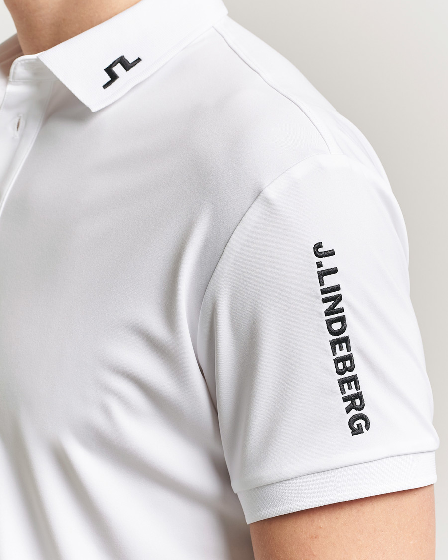 Uomini | Polo | J.Lindeberg | Tour Tech Polo White