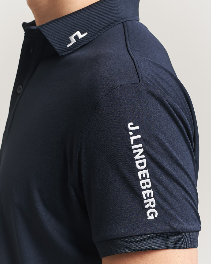 Uomini | Polo | J.Lindeberg | Tour Tech Polo JL Navy