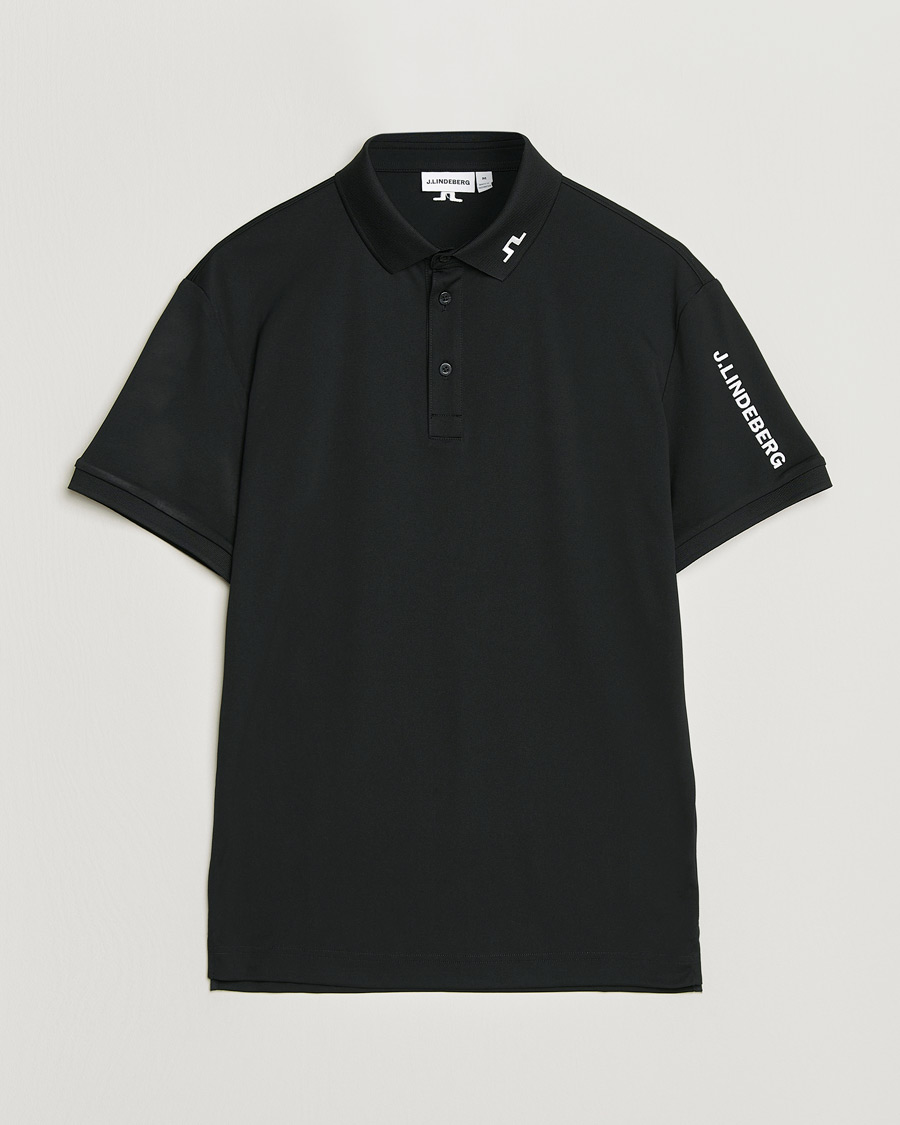 Uomini | Polo | J.Lindeberg | Tour Tech Polo Black