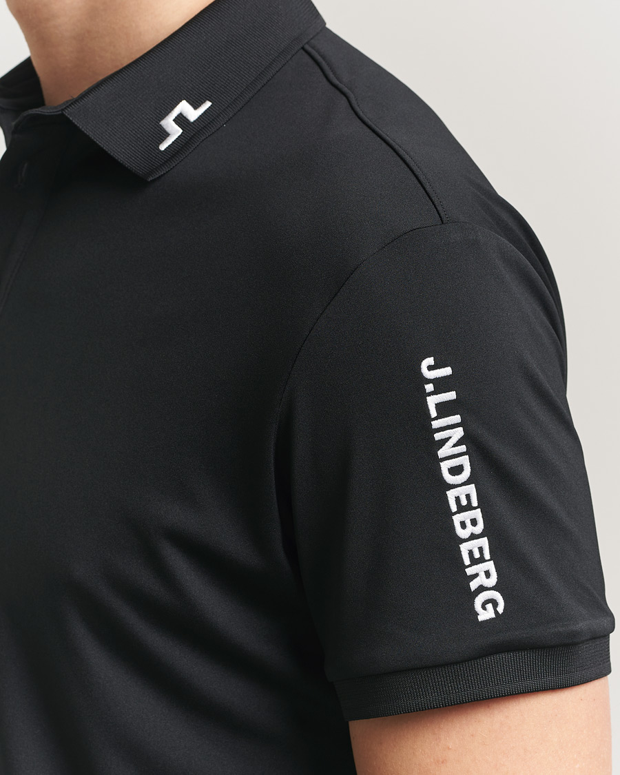 Uomini | Polo | J.Lindeberg | Tour Tech Polo Black