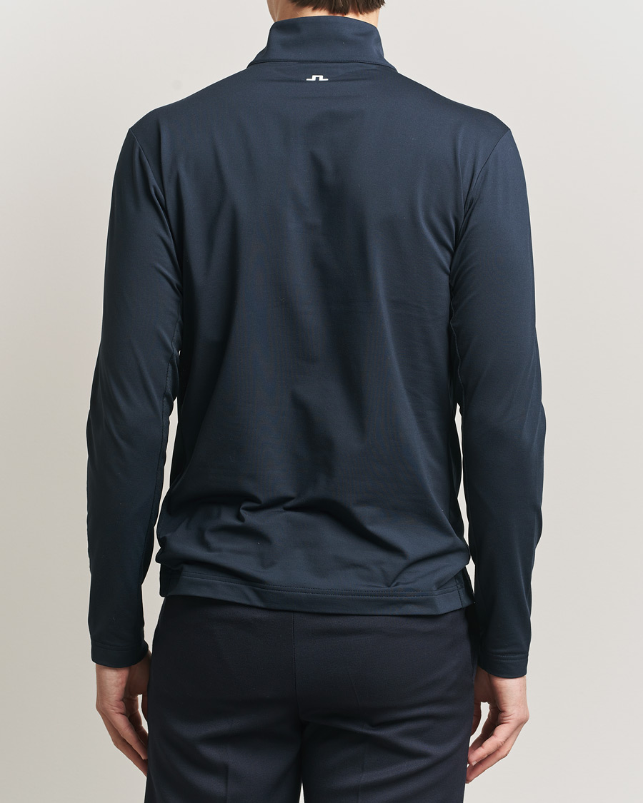 Uomini | Maglieria | J.Lindeberg | Tour Tech Mid Layer Half Zip JL Navy