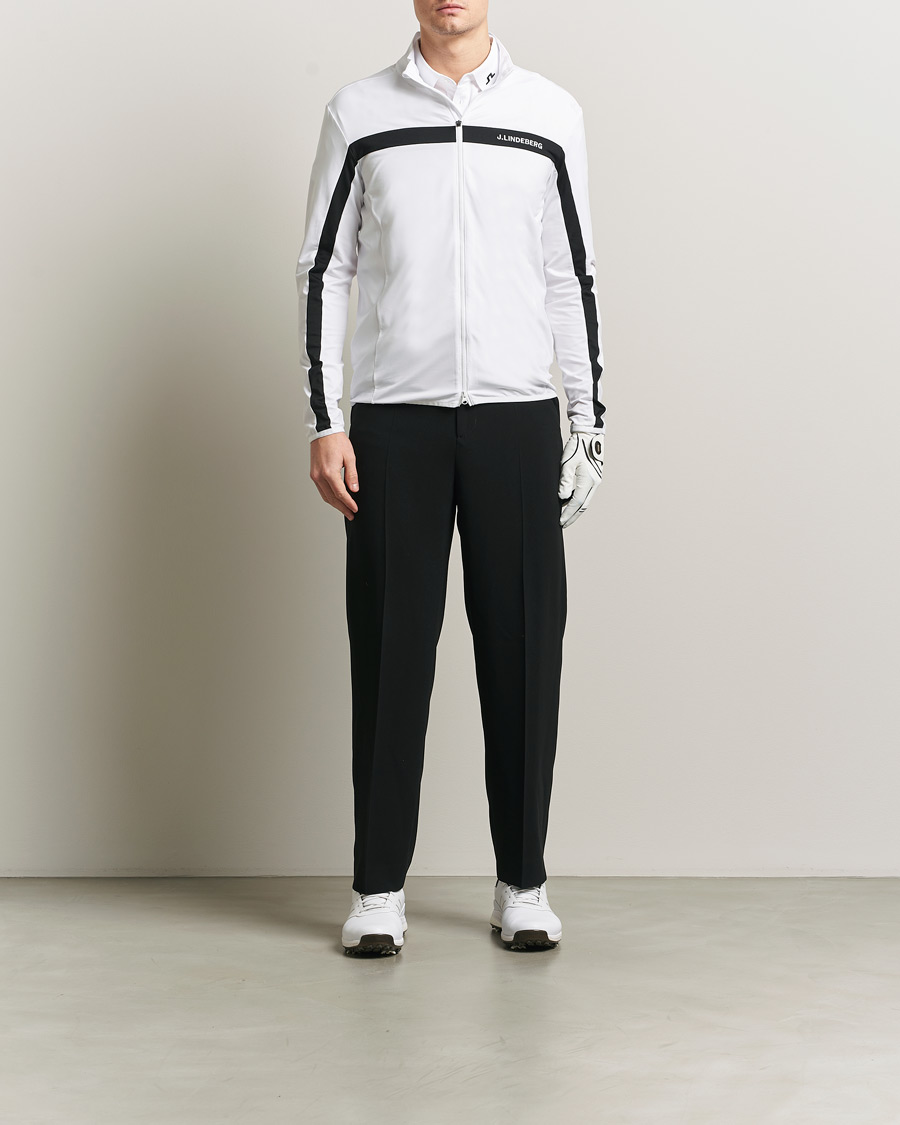 Uomini | Maglieria | J.Lindeberg | Jarvis Mid Layer Full Zip White