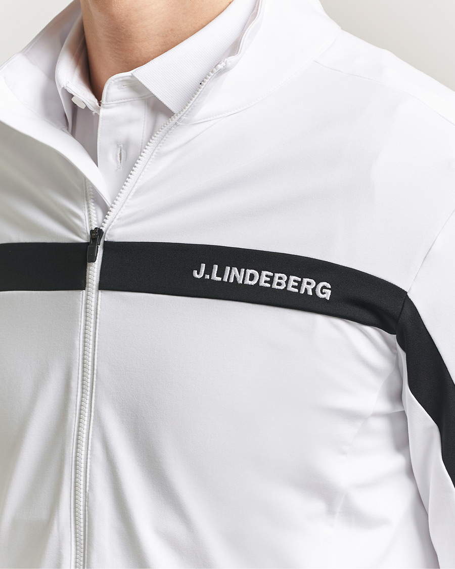 Uomini | Maglieria | J.Lindeberg | Jarvis Mid Layer Full Zip White