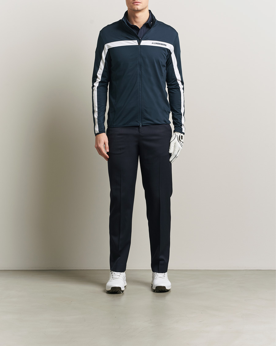 Uomini | Maglieria | J.Lindeberg | Jarvis Mid Layer Full Zip JL Navy