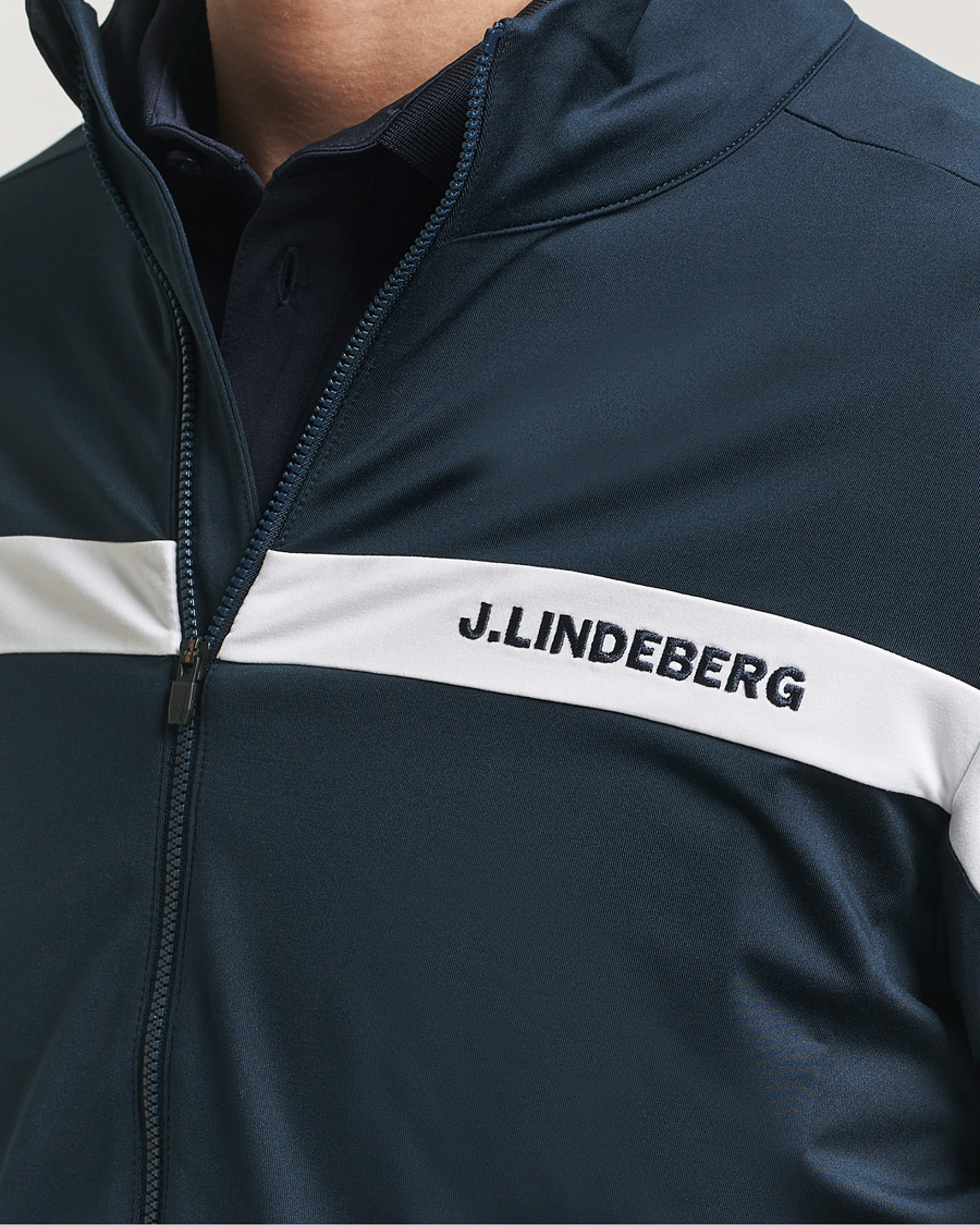 Uomini | Maglieria | J.Lindeberg | Jarvis Mid Layer Full Zip JL Navy