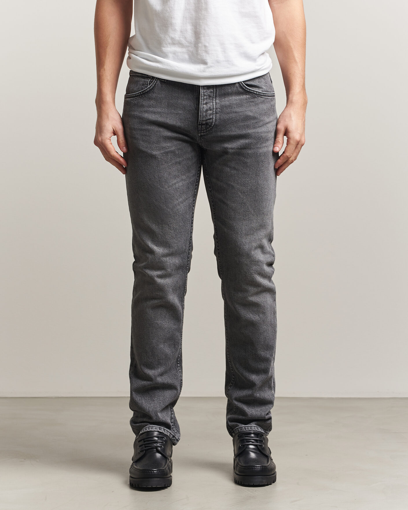 Uomini | Pantaloni | Nudie Jeans | Grim Tim Jeans Cloud Grey