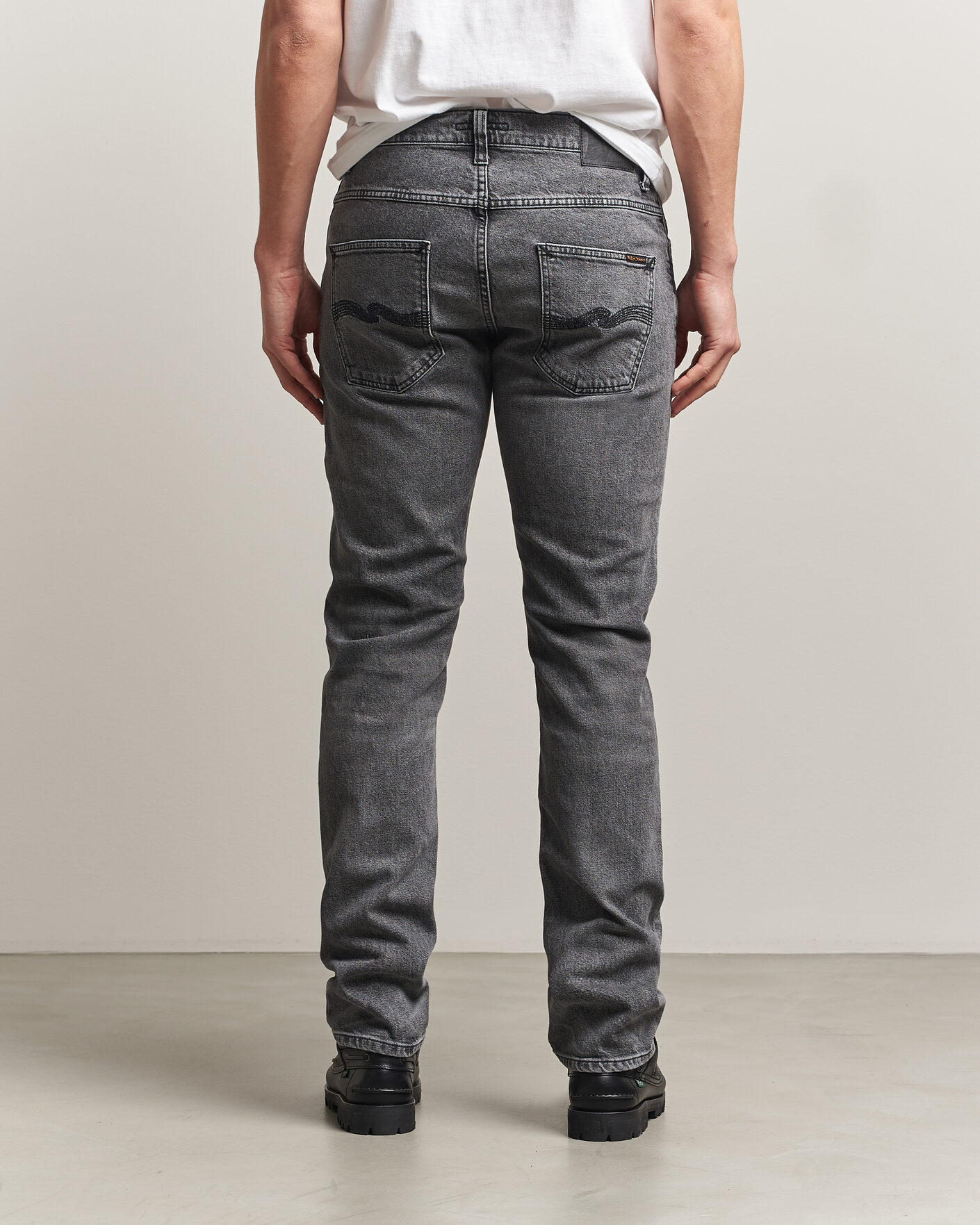 Uomini | Pantaloni | Nudie Jeans | Grim Tim Jeans Cloud Grey