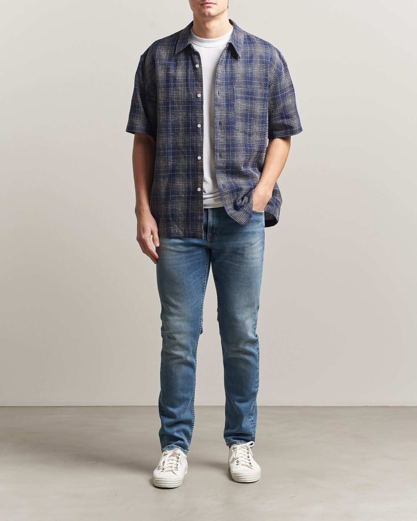 Uomini | Jeans | Nudie Jeans | Lean Dean Jeans Blue Legend