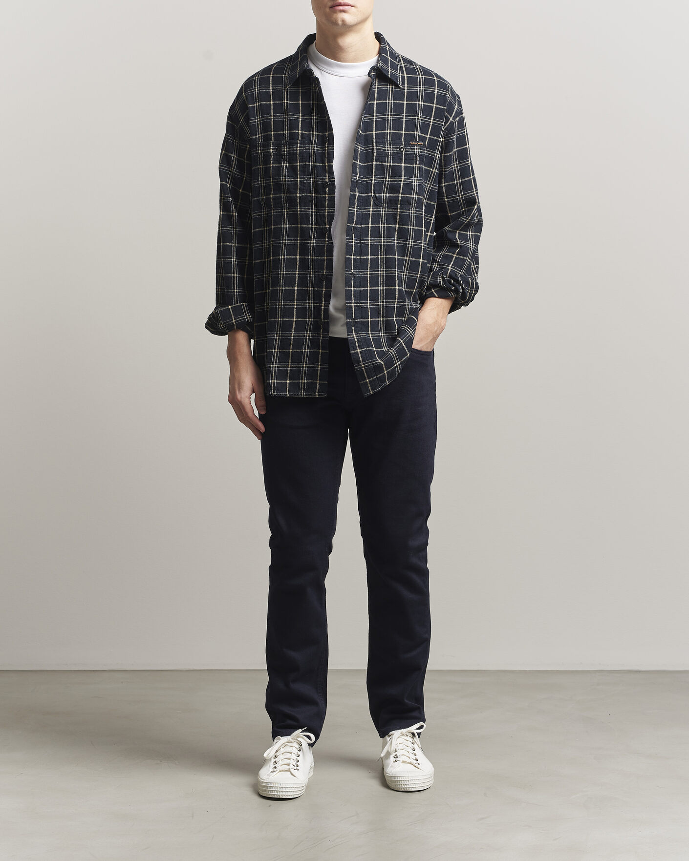 Uomini | Jeans | Nudie Jeans | Lean Dean Jeans Everblue