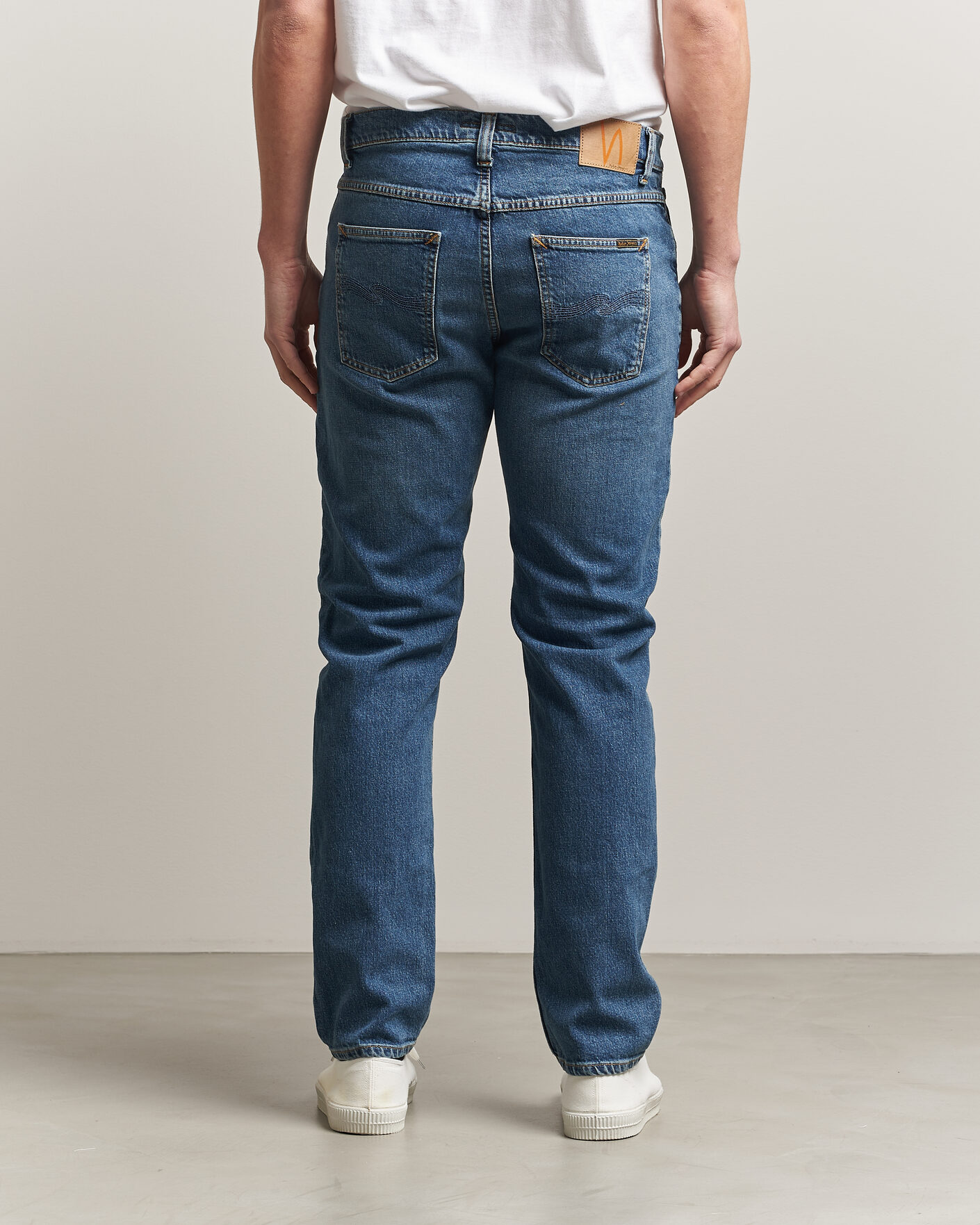 Uomini | Jeans | Nudie Jeans | Solid Ollie Jeans Blue Blur