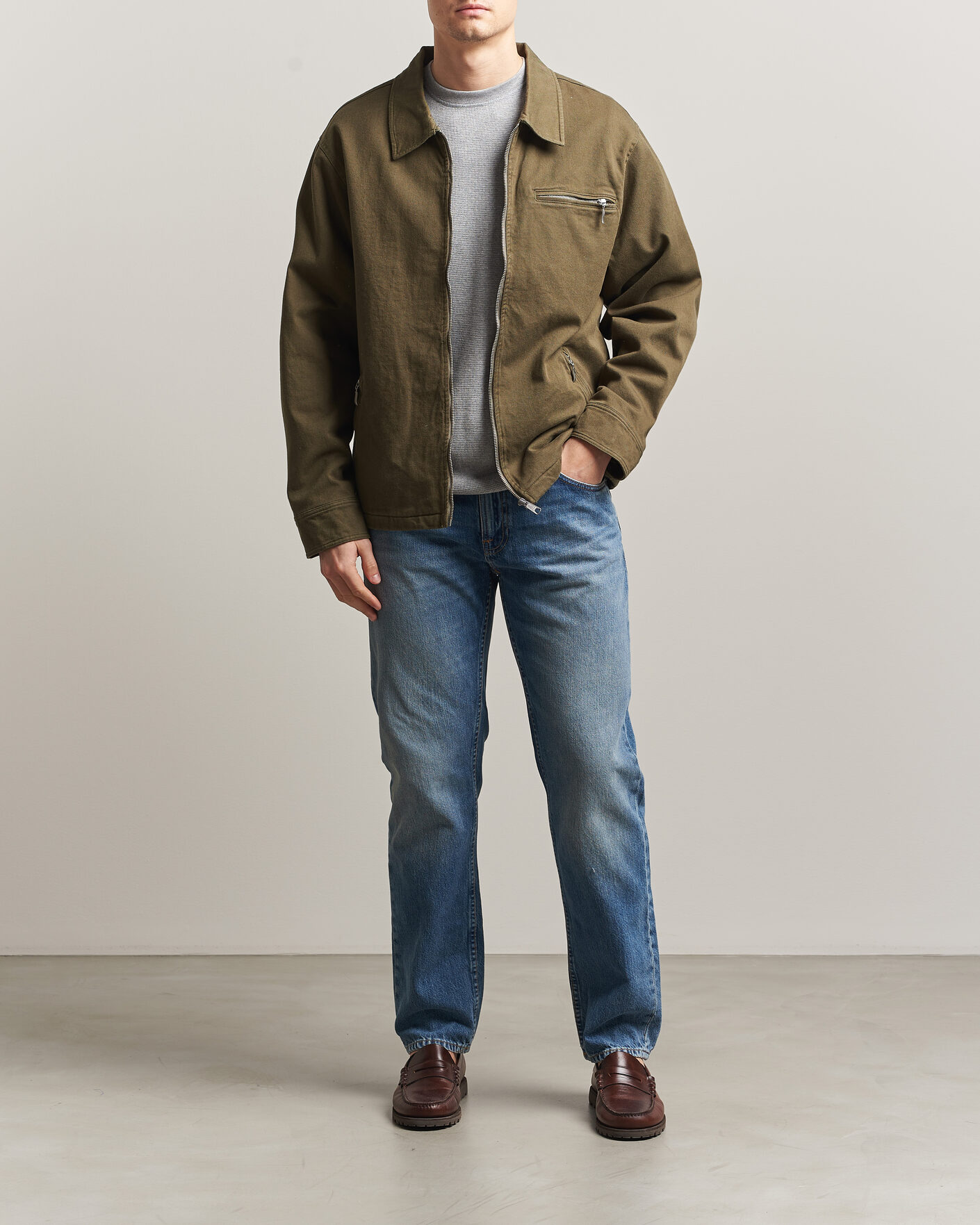 Uomini | Pantaloni | Nudie Jeans | Gritty Jackson Jeans Cool Blue
