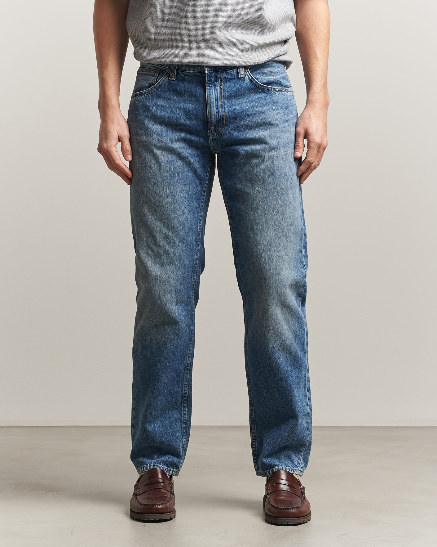 Uomini | Pantaloni | Nudie Jeans | Gritty Jackson Jeans Cool Blue