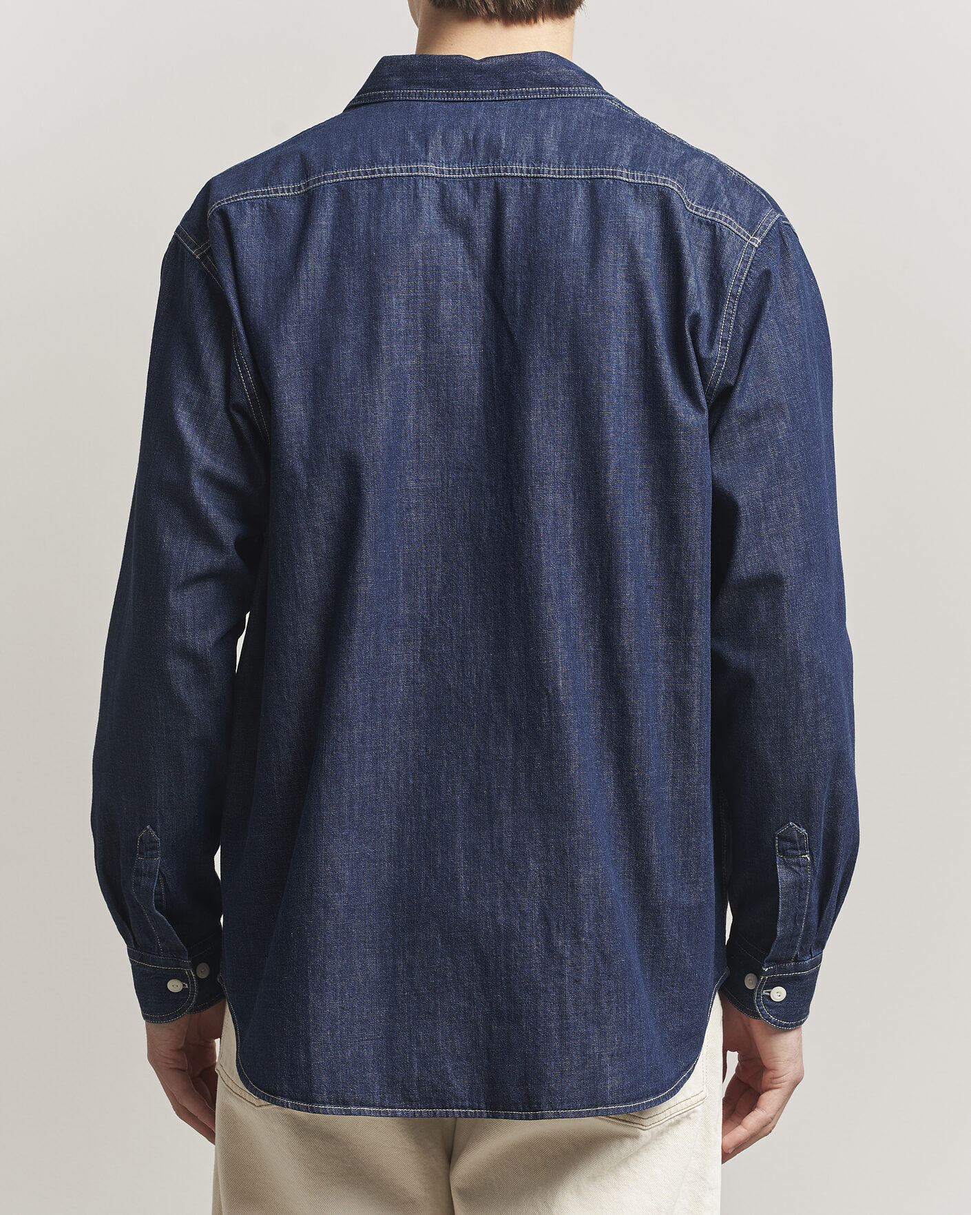 Uomini | Camicie | Nudie Jeans | Julian Denim Shirt Rinsed