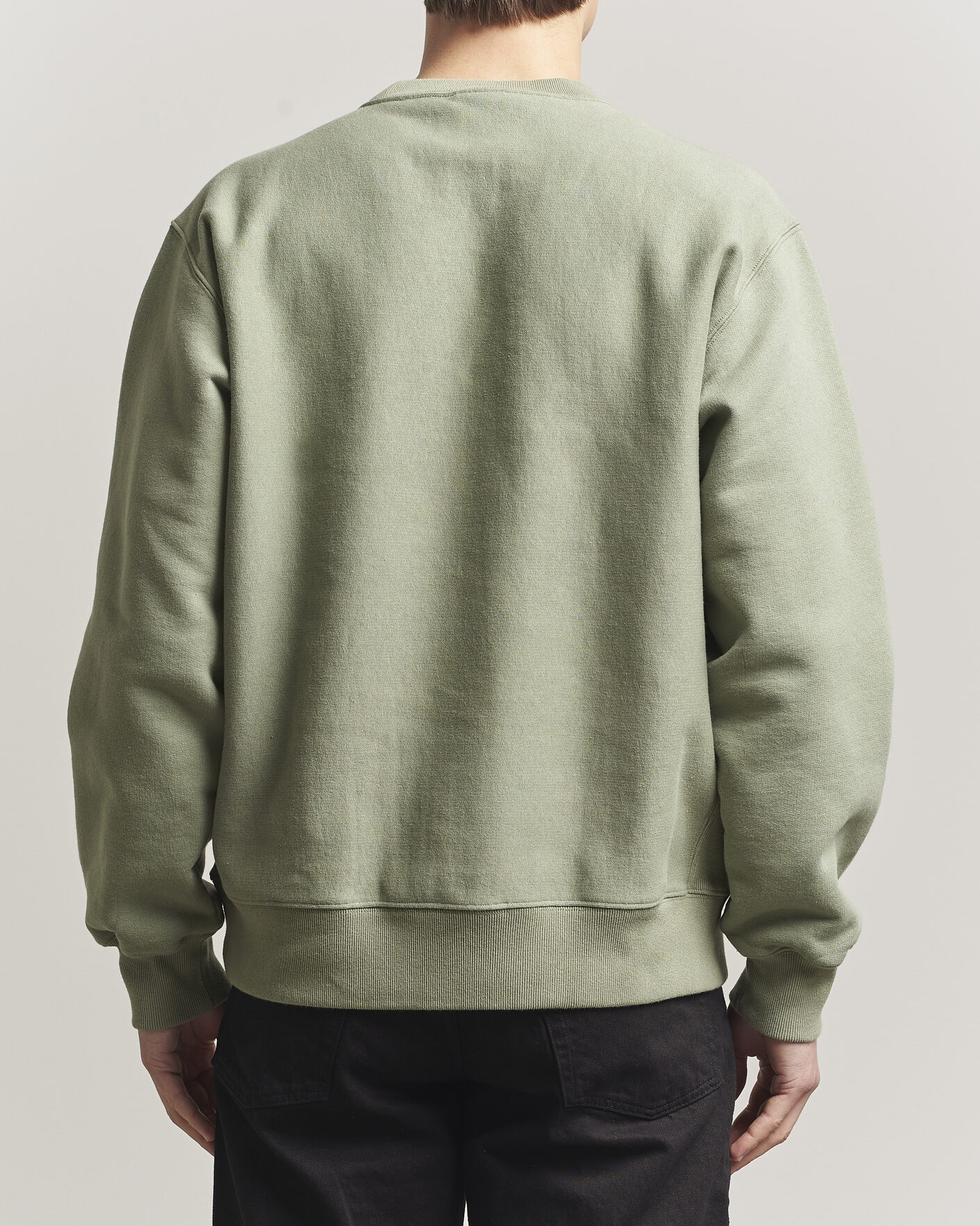 Uomini | Maglieria | Nudie Jeans | Hasse Crew Neck Sweatshirt Green