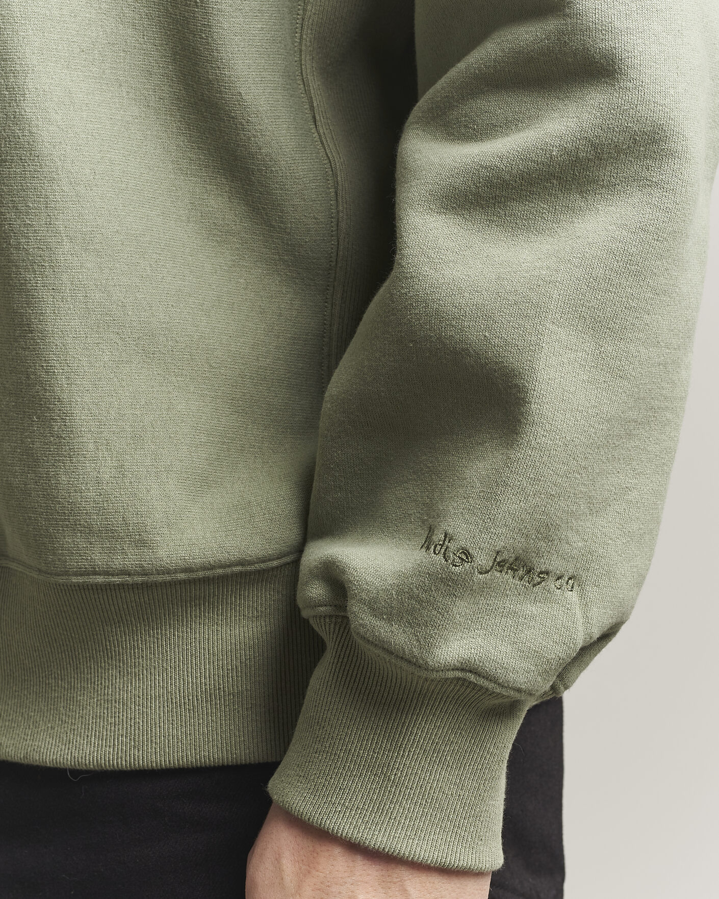 Uomini | Maglieria | Nudie Jeans | Hasse Crew Neck Sweatshirt Green