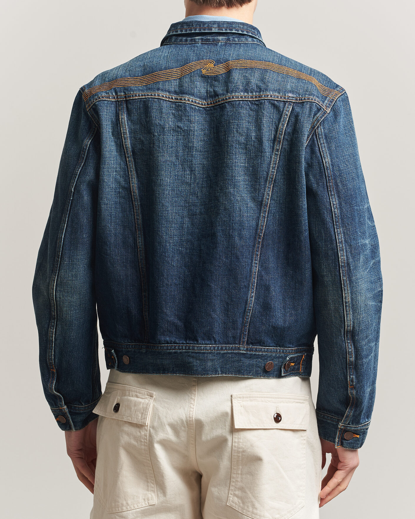 Uomini | Giacche | Nudie Jeans | Conny Denim Jacket Heavy Used