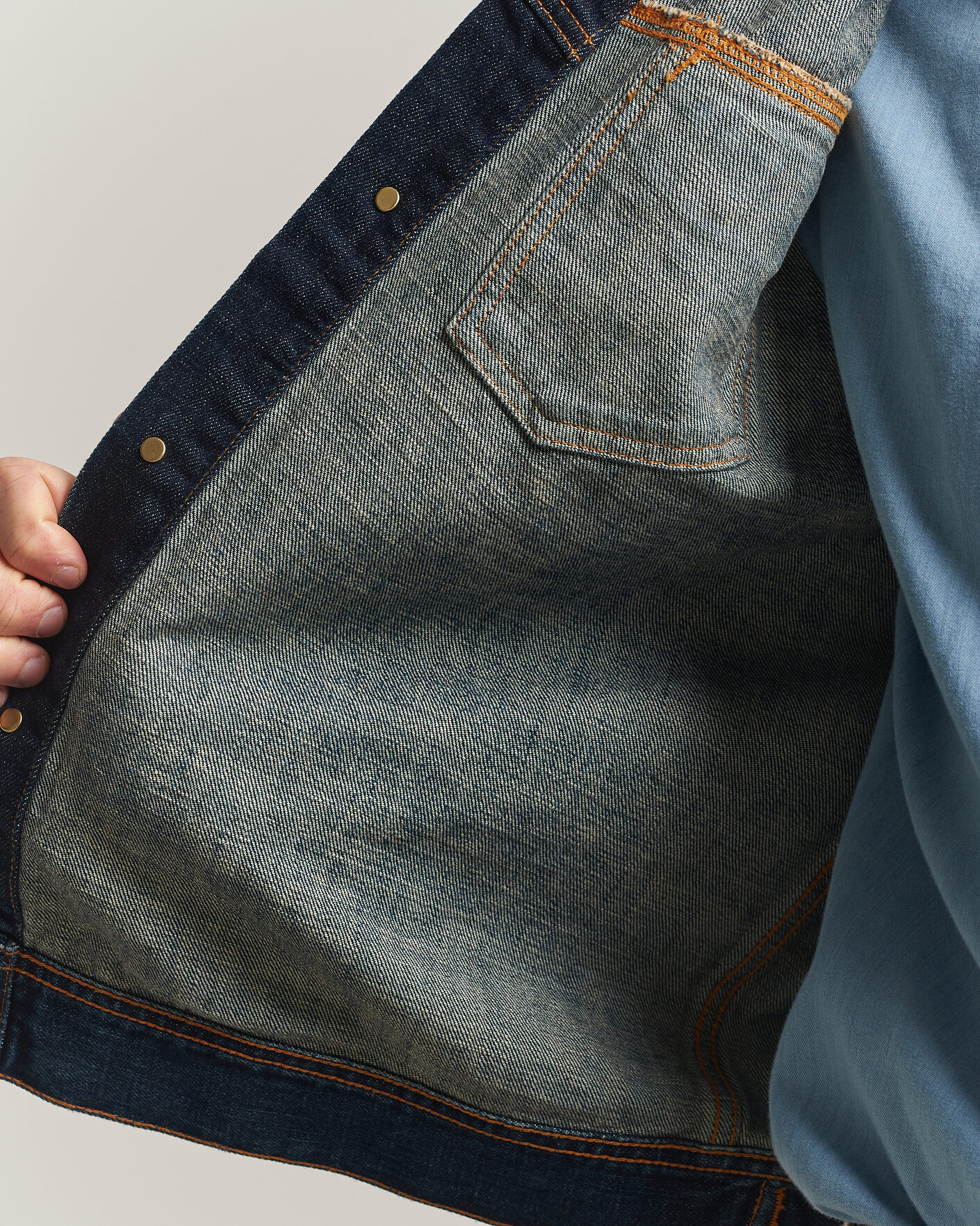 Uomini | Giacche | Nudie Jeans | Conny Denim Jacket Heavy Used