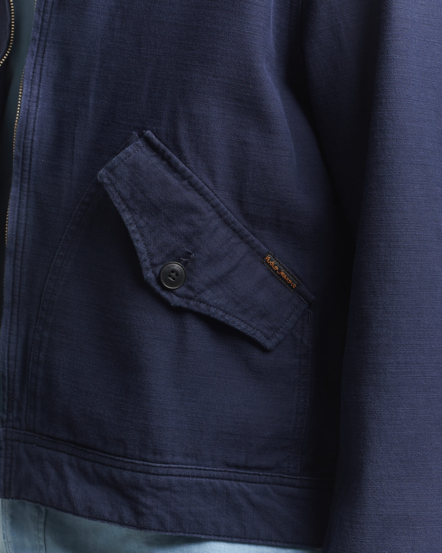 Uomini | Giacche | Nudie Jeans | Blake Embroided Jacket Navy