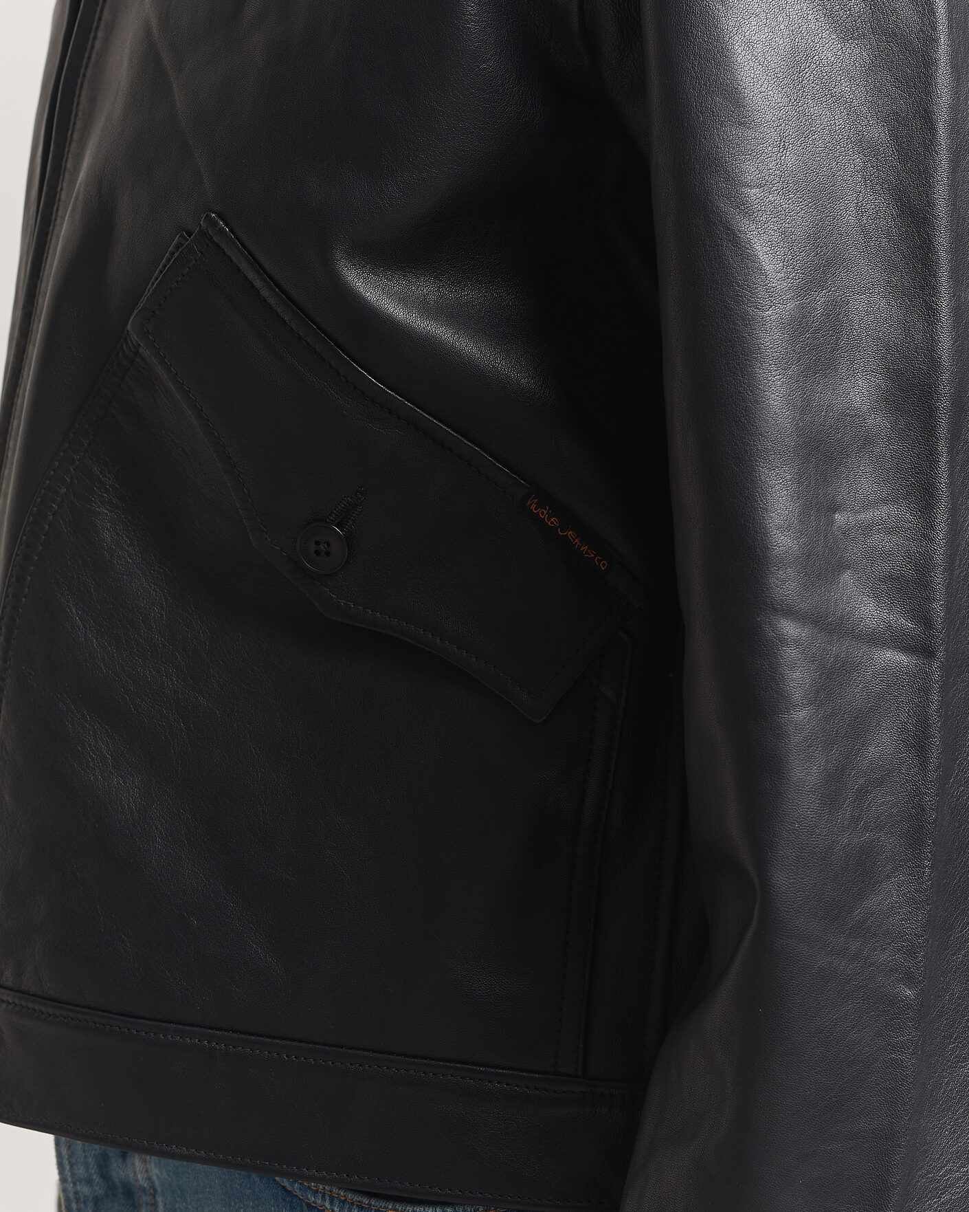 Uomini | Giacche | Nudie Jeans | Blake Leather Jacket Black