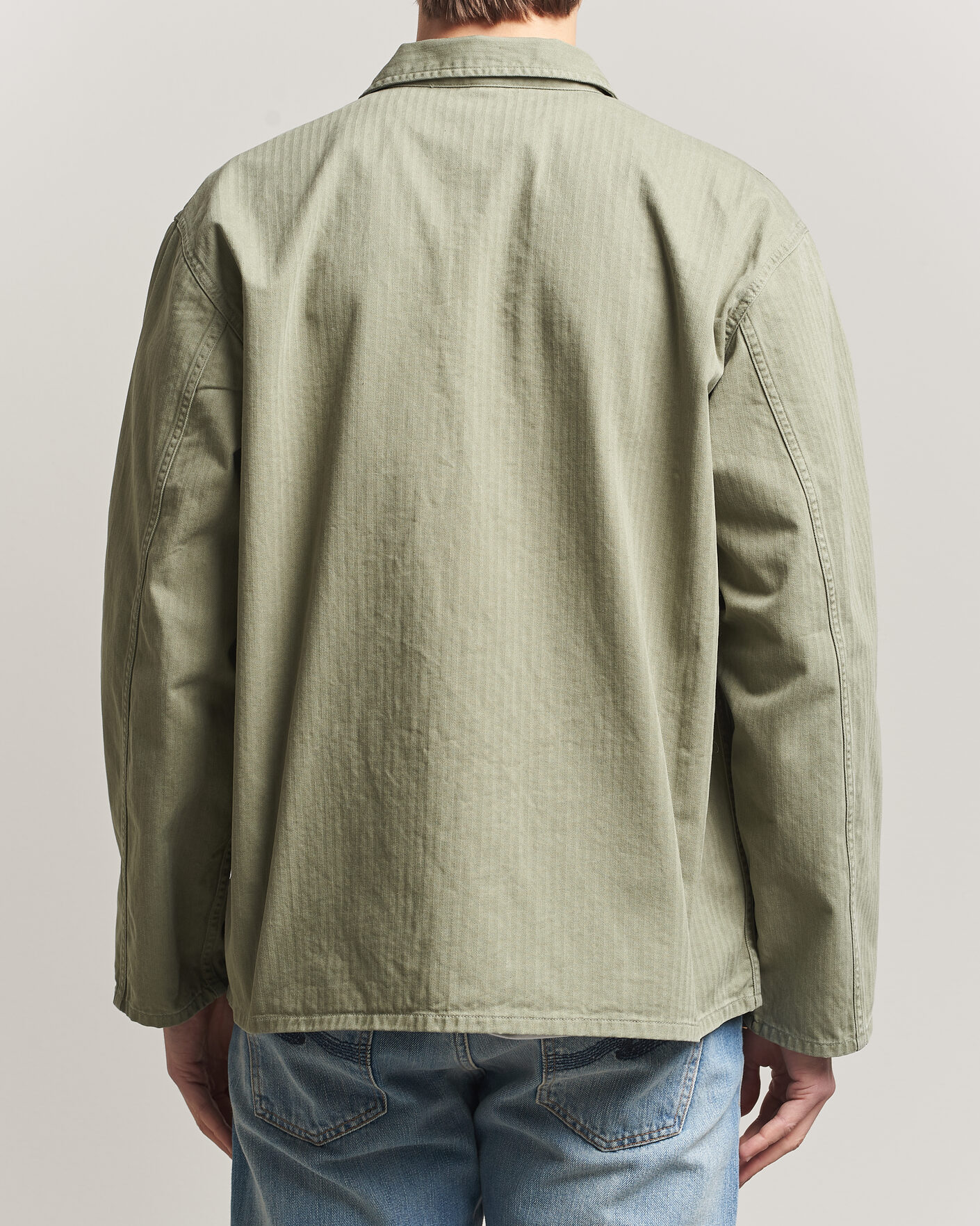 Uomini | Camicie | Nudie Jeans | Buddy Chore Jacket Pale Green