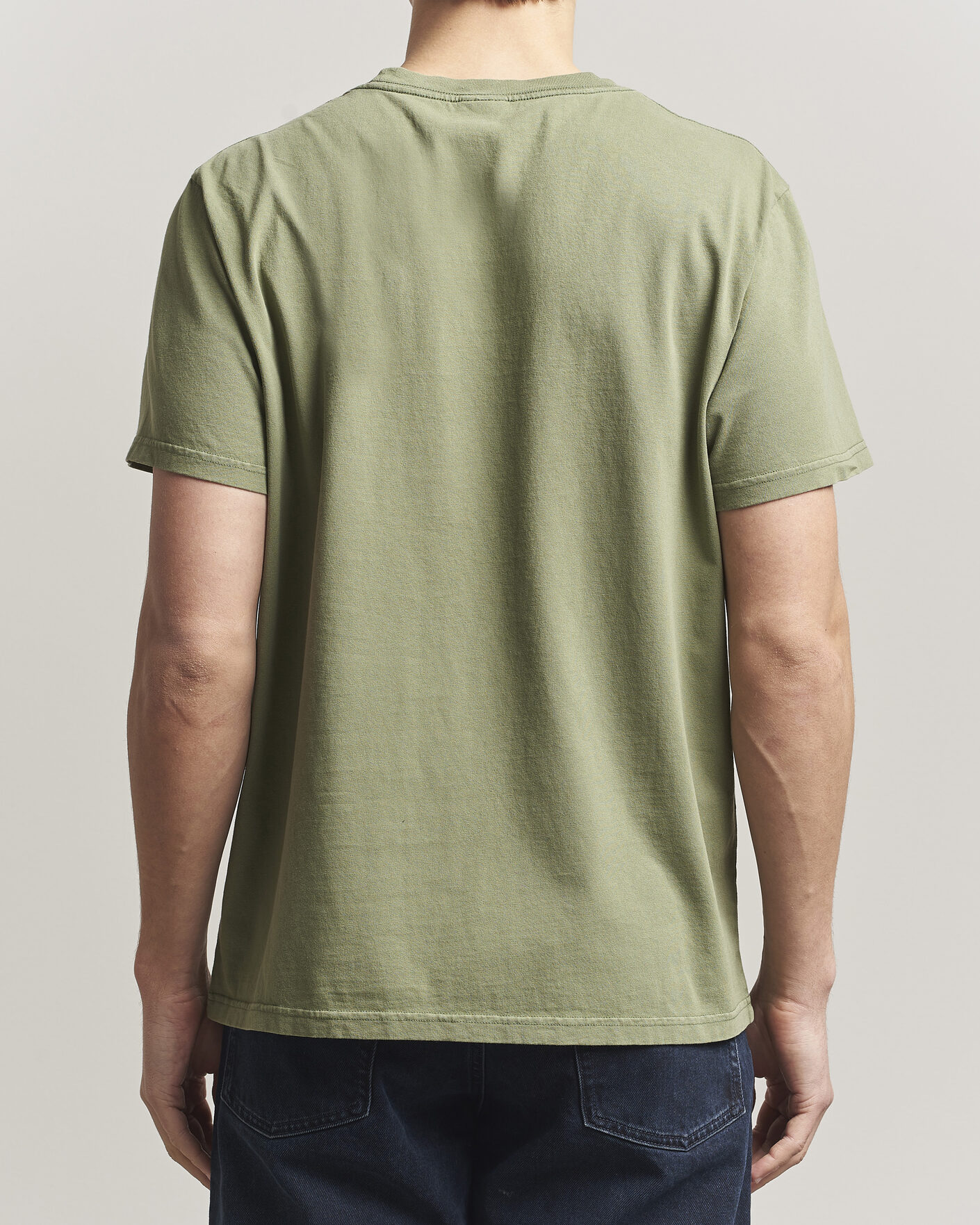 Uomini | T-shirt | Nudie Jeans | Roy Printed T-Shirt Green