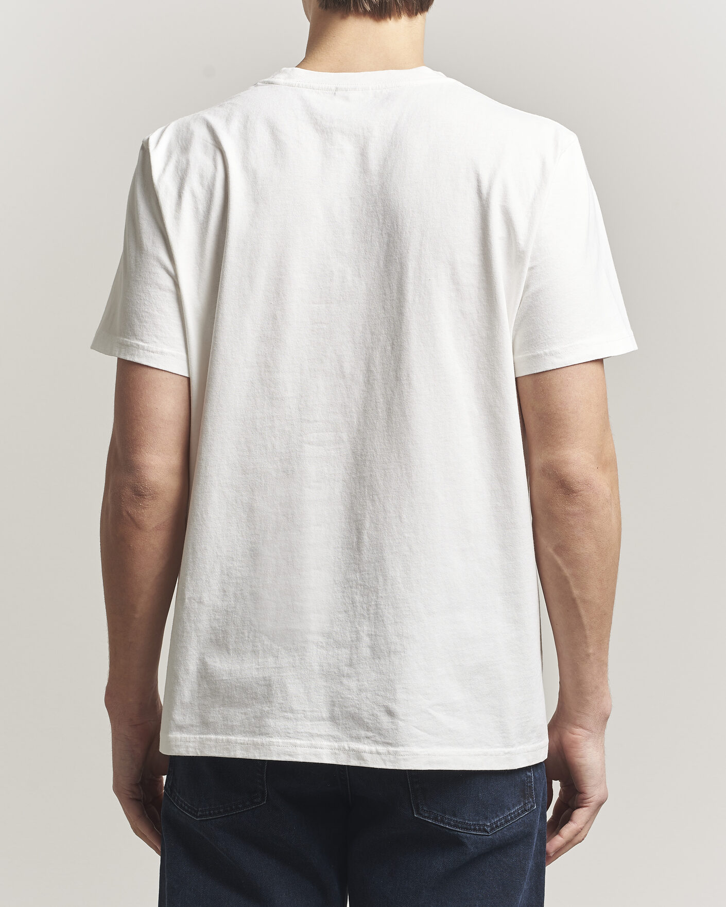 Uomini | T-shirt | Nudie Jeans | Roy Printed T-Shirt Chalk White