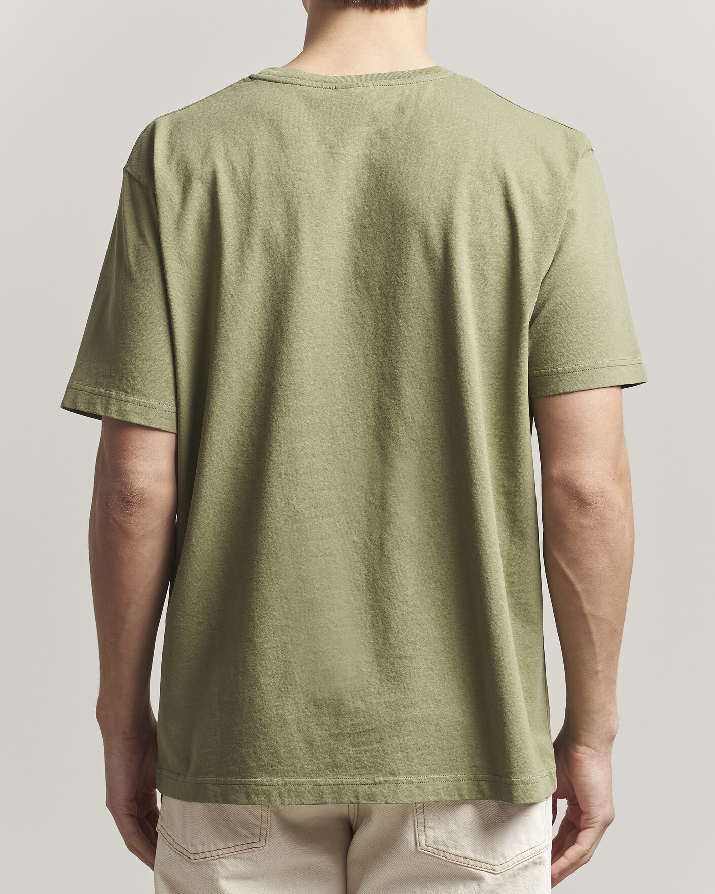 Uomini | T-shirt | Nudie Jeans | Uno Everyday Crew Neck T-Shirt Green