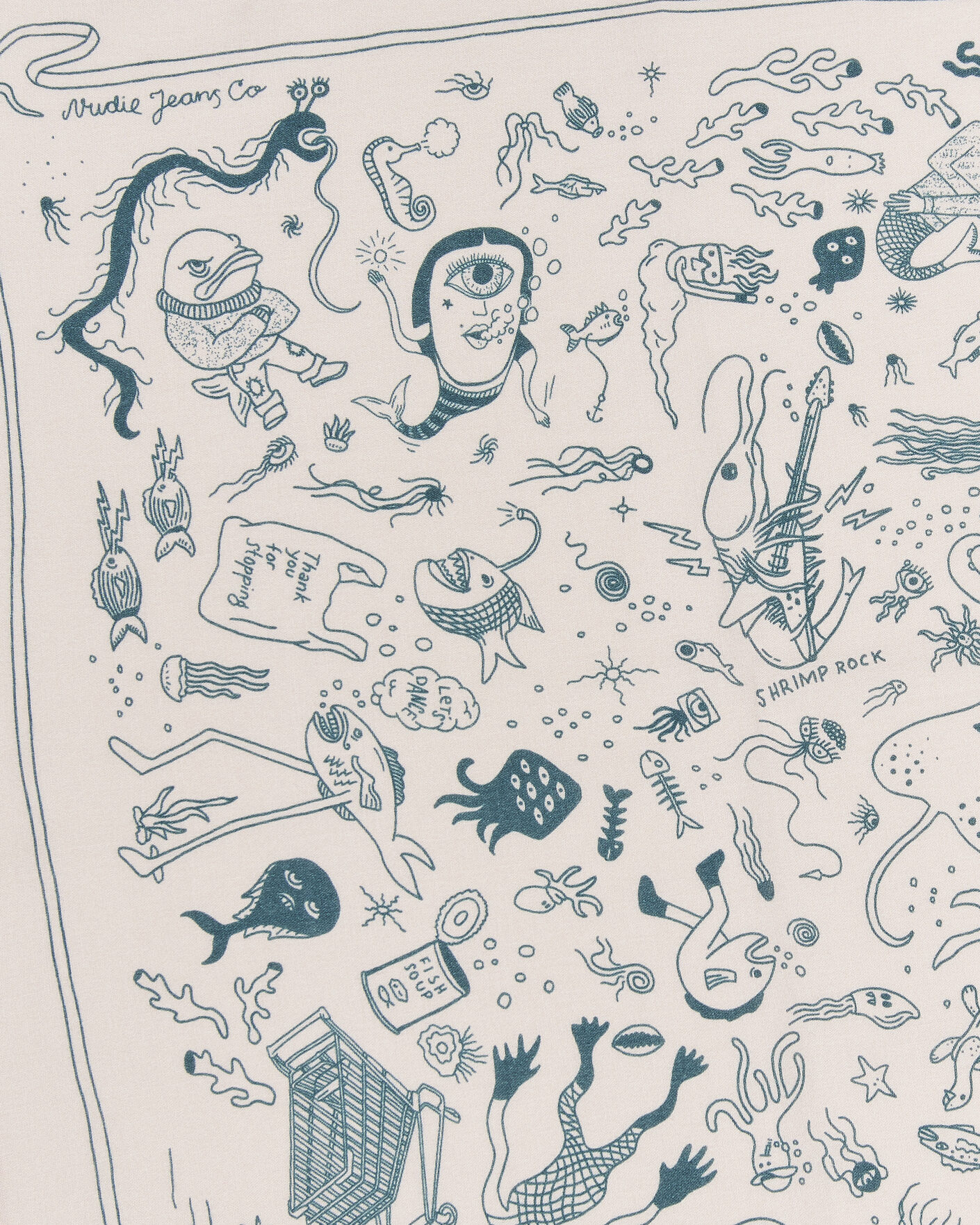 Uomini | Sciarpe | Nudie Jeans | Ingrid Printed Bandana Pink